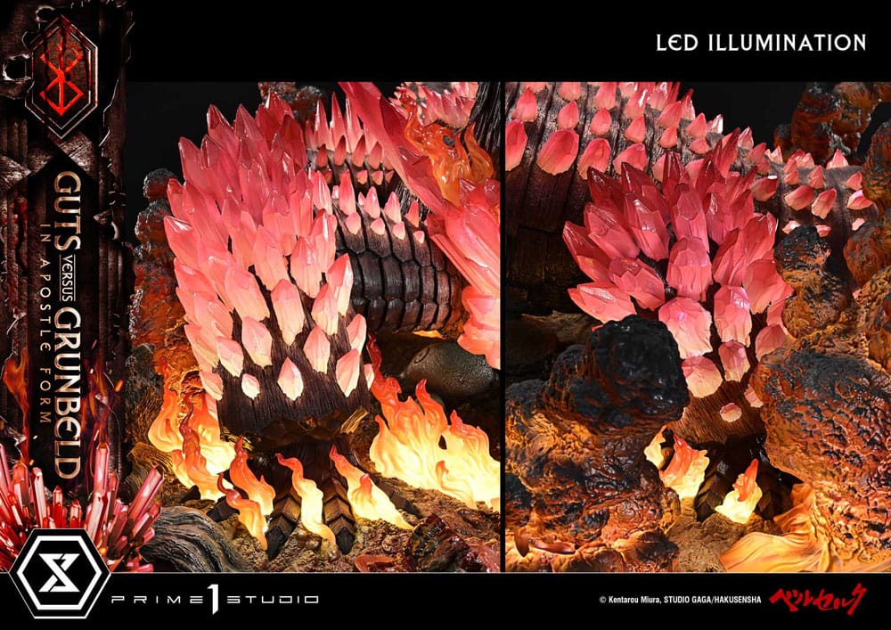 Berserk Ultimate Diorama Masterline Series Statue Berserk Guts vs. Grunbeld in Apostle Form 58 cm - Prime 1 Studio Statue