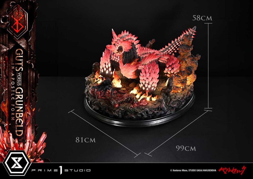 Berserk Ultimate Diorama Masterline Series Statue Berserk Guts vs. Grunbeld in Apostle Form 58 cm - Prime 1 Studio Statue