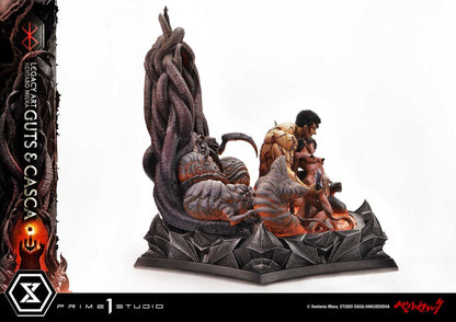 Berserk Ultimate Legacy Art Kentaro Miura Statue 1/4 Guts & Casca 72 cm - Prime 1 Studio Statues