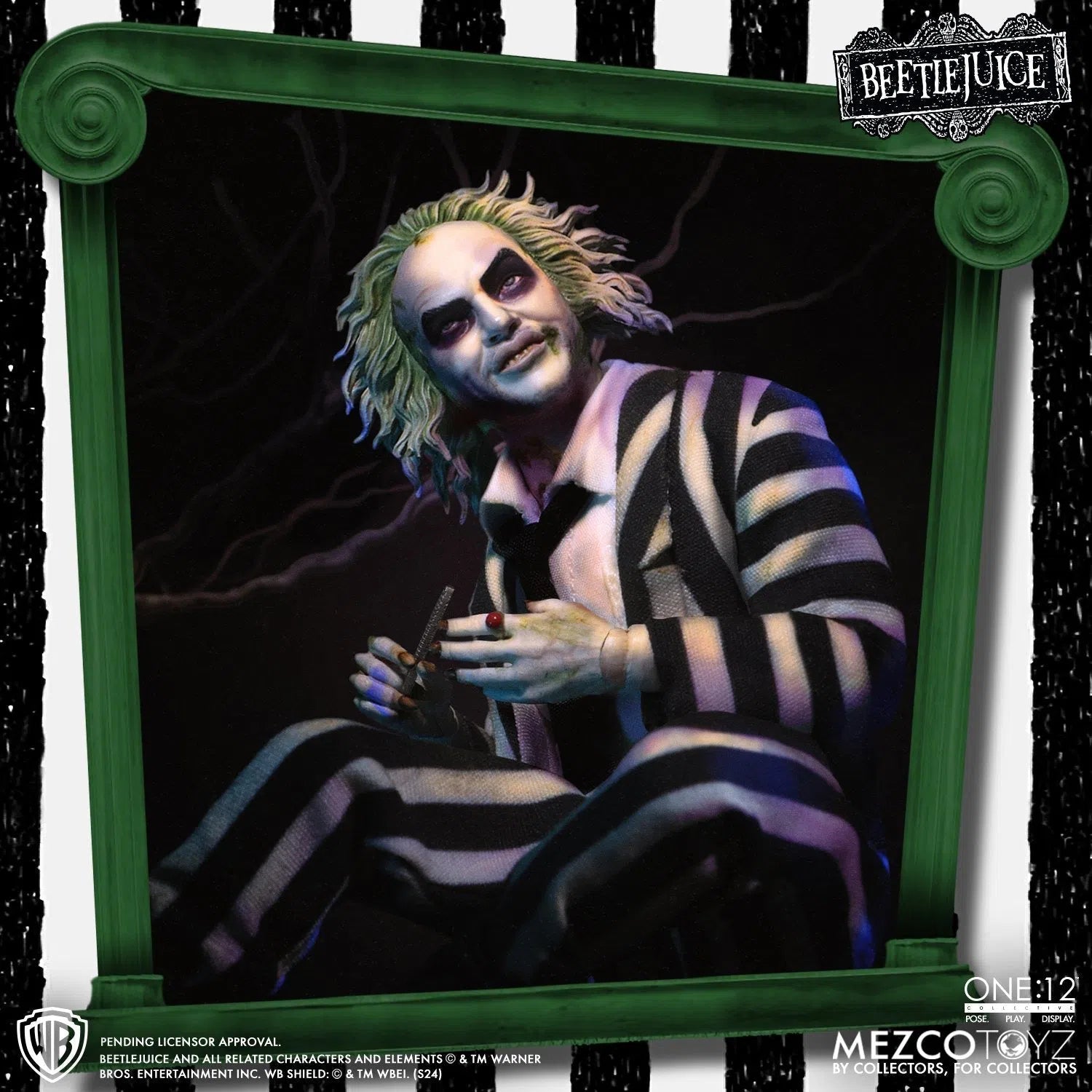 Bettlejuice: 1988: Beetlejuice: Deluxe: One:12 Collective: Action Figure Mezco