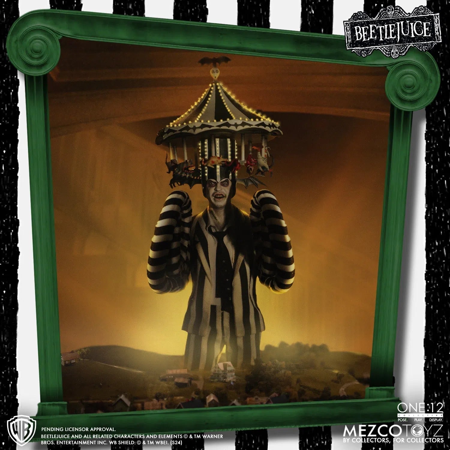 Bettlejuice: 1988: Beetlejuice: Deluxe: One:12 Collective: Action Figure Mezco