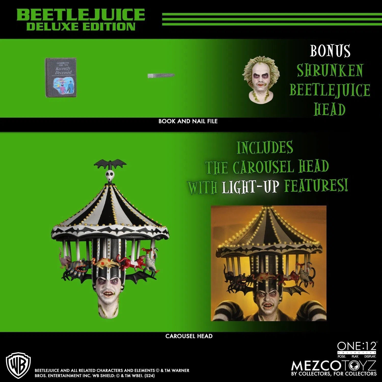 Bettlejuice: 1988: Beetlejuice: Deluxe: One:12 Collective: Action Figure Mezco