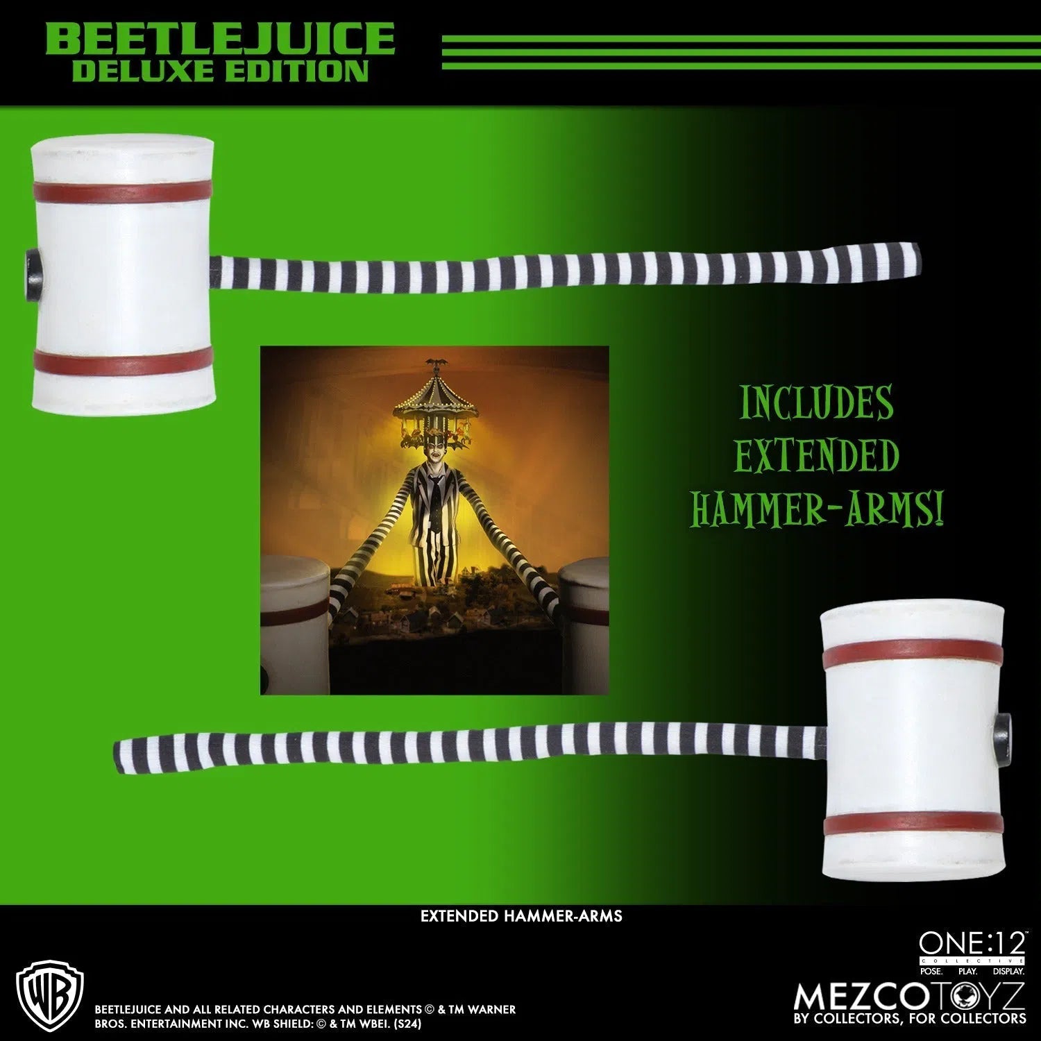 Bettlejuice: 1988: Beetlejuice: Deluxe: One:12 Collective: Action Figure Mezco