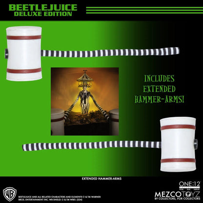 Bettlejuice: 1988: Beetlejuice: Deluxe: One:12 Collective: Action Figure - Mezco Action Figure