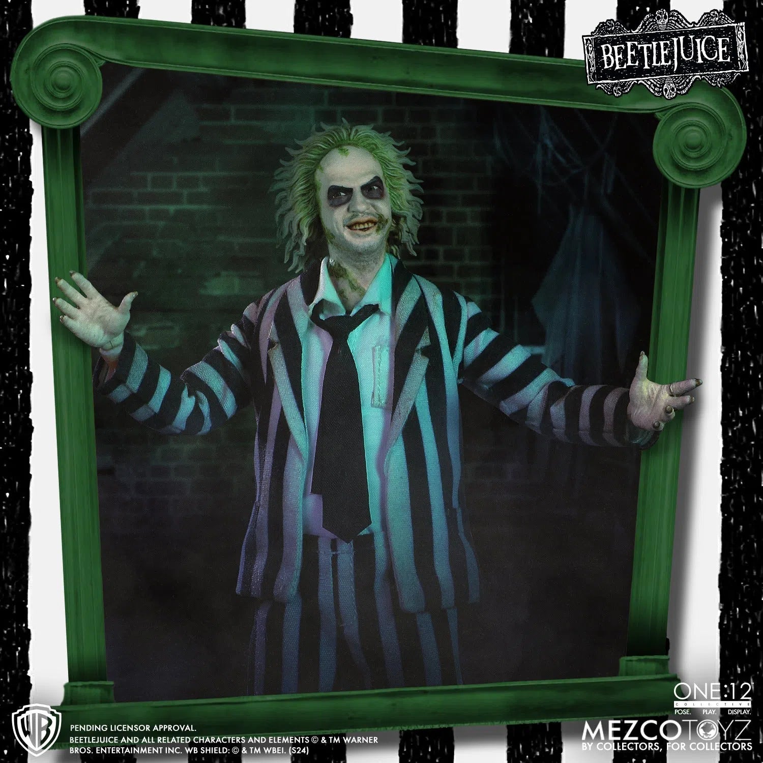 Bettlejuice: 1988: Beetlejuice: Deluxe: One:12 Collective: Action Figure Mezco