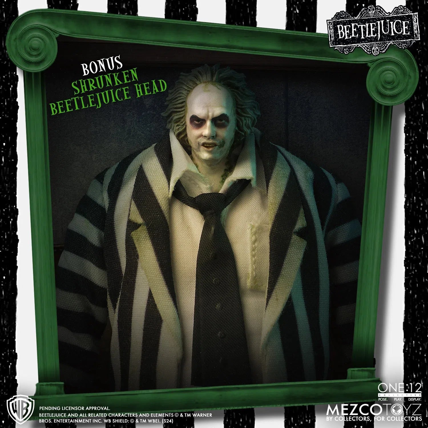 Bettlejuice: 1988: Beetlejuice: Deluxe: One:12 Collective: Action Figure Mezco