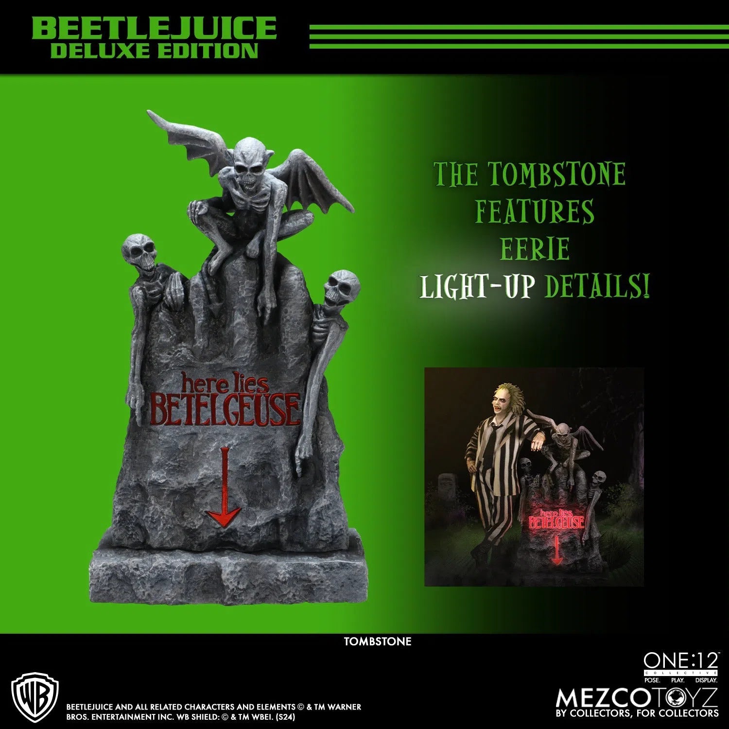 Bettlejuice: 1988: Beetlejuice: Deluxe: One:12 Collective: Action Figure Mezco