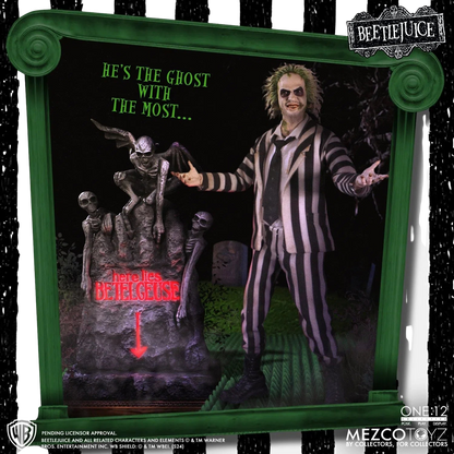 Bettlejuice: 1988: Beetlejuice: Deluxe: One:12 Collective: Action Figure - Mezco Action Figures