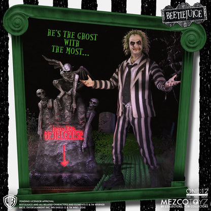 Bettlejuice: 1988: Beetlejuice: Deluxe: One:12 Collective: Action Figure - Mezco Action Figure