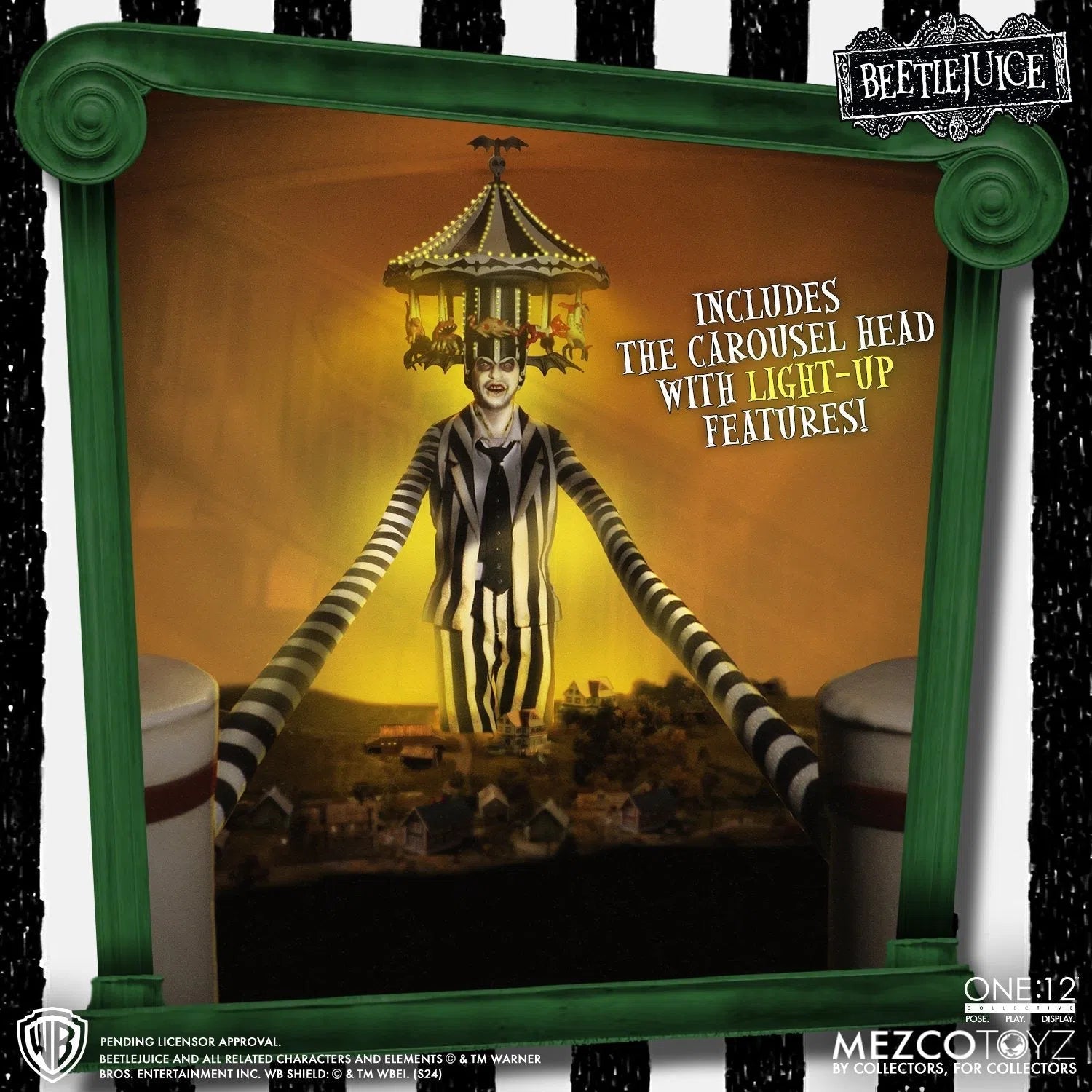 Bettlejuice: 1988: Beetlejuice: Deluxe: One:12 Collective: Action Figure Mezco