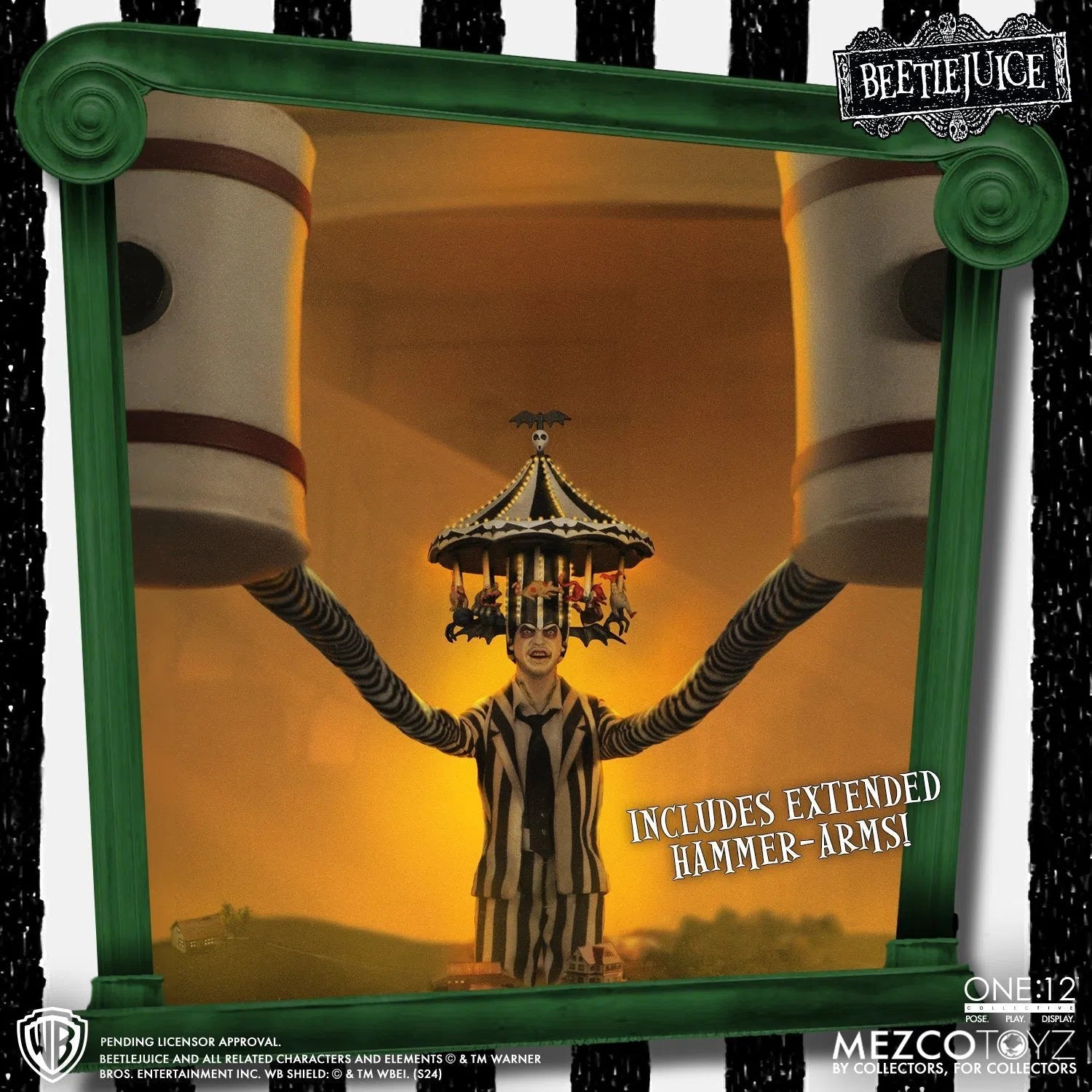 Bettlejuice: 1988: Beetlejuice: Deluxe: One:12 Collective: Action Figure Mezco