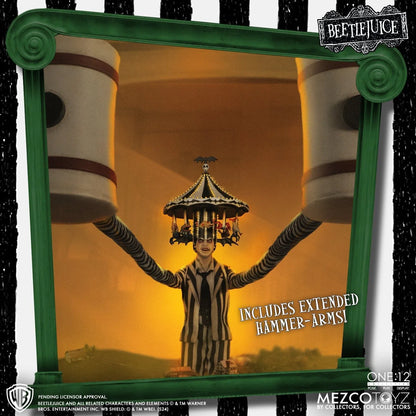 Bettlejuice: 1988: Beetlejuice: Deluxe: One:12 Collective: Action Figure - Mezco Action Figure