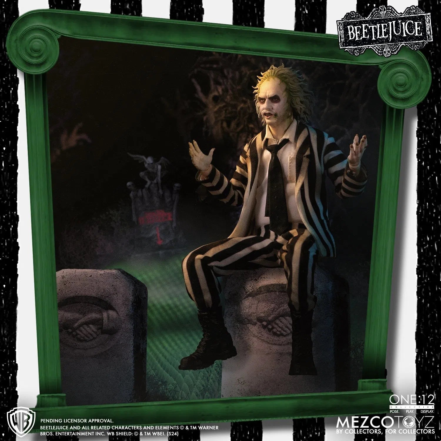 Bettlejuice: 1988: Beetlejuice: Deluxe: One:12 Collective: Action Figure Mezco