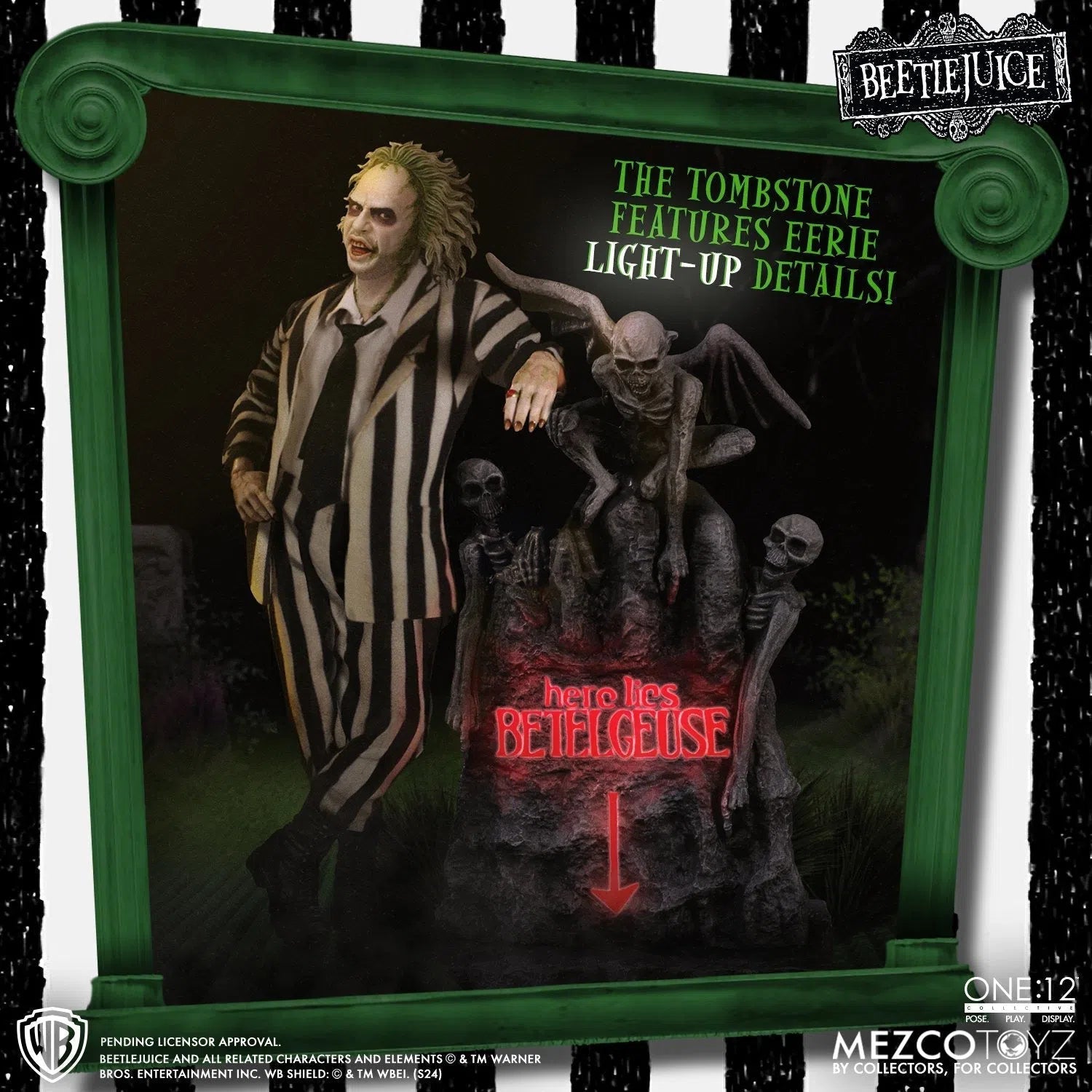 Bettlejuice: 1988: Beetlejuice: Deluxe: One:12 Collective: Action Figure Mezco