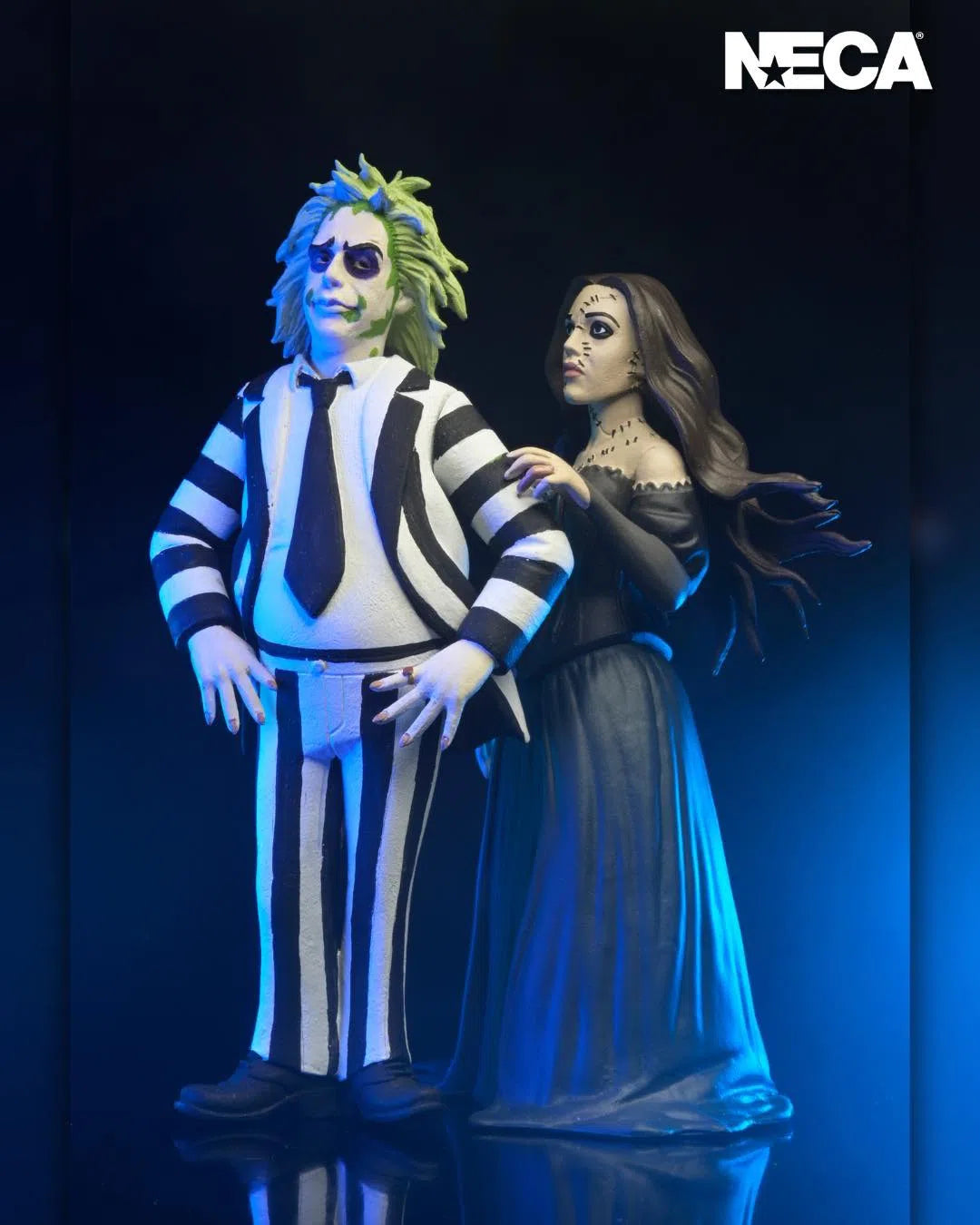 Bettlejuice Beetlejuice: Toony Terrors: Beetlejuice & Delores: Two Pack: Neca Neca