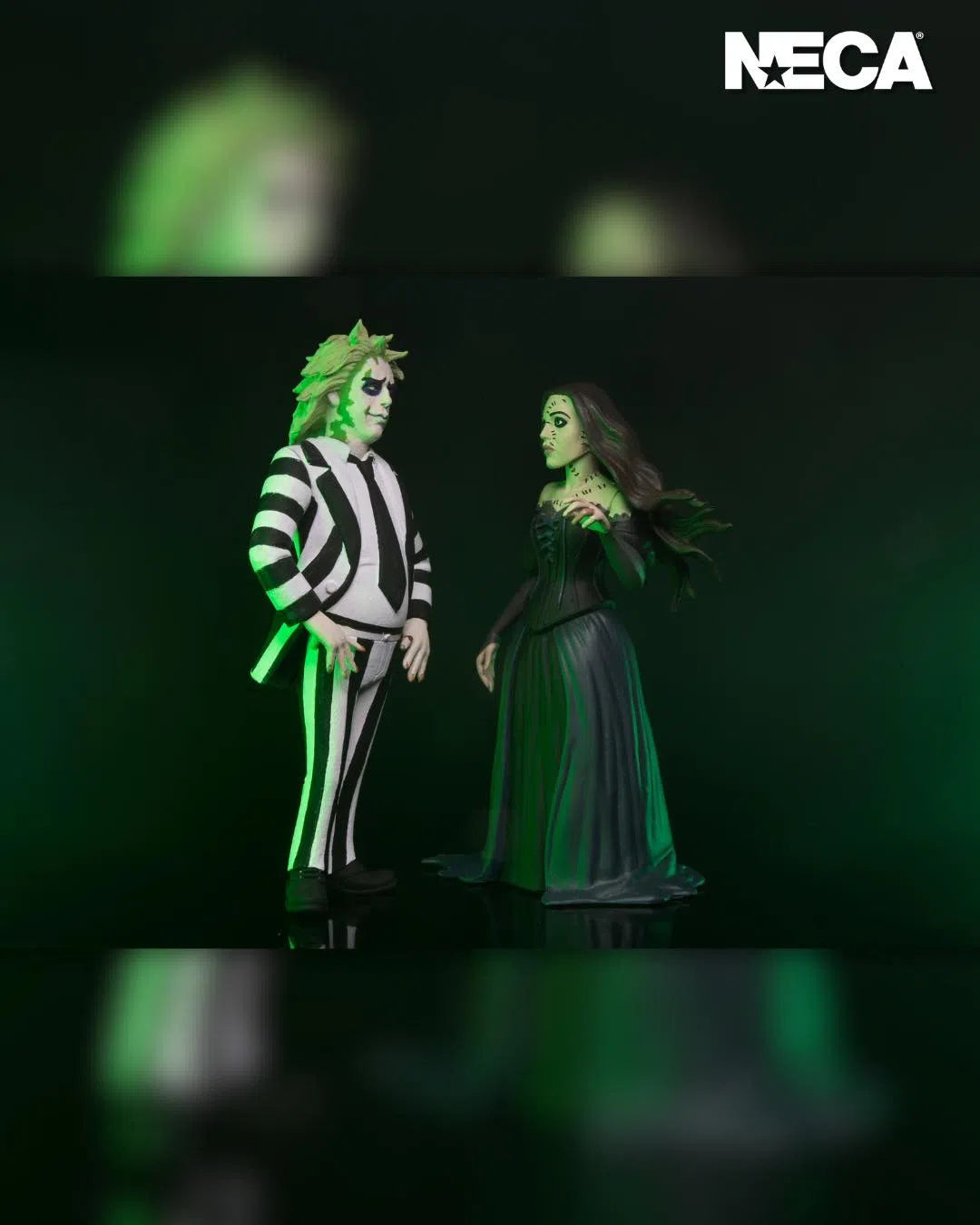 Bettlejuice Beetlejuice: Toony Terrors: Beetlejuice & Delores: Two Pack: Neca Neca