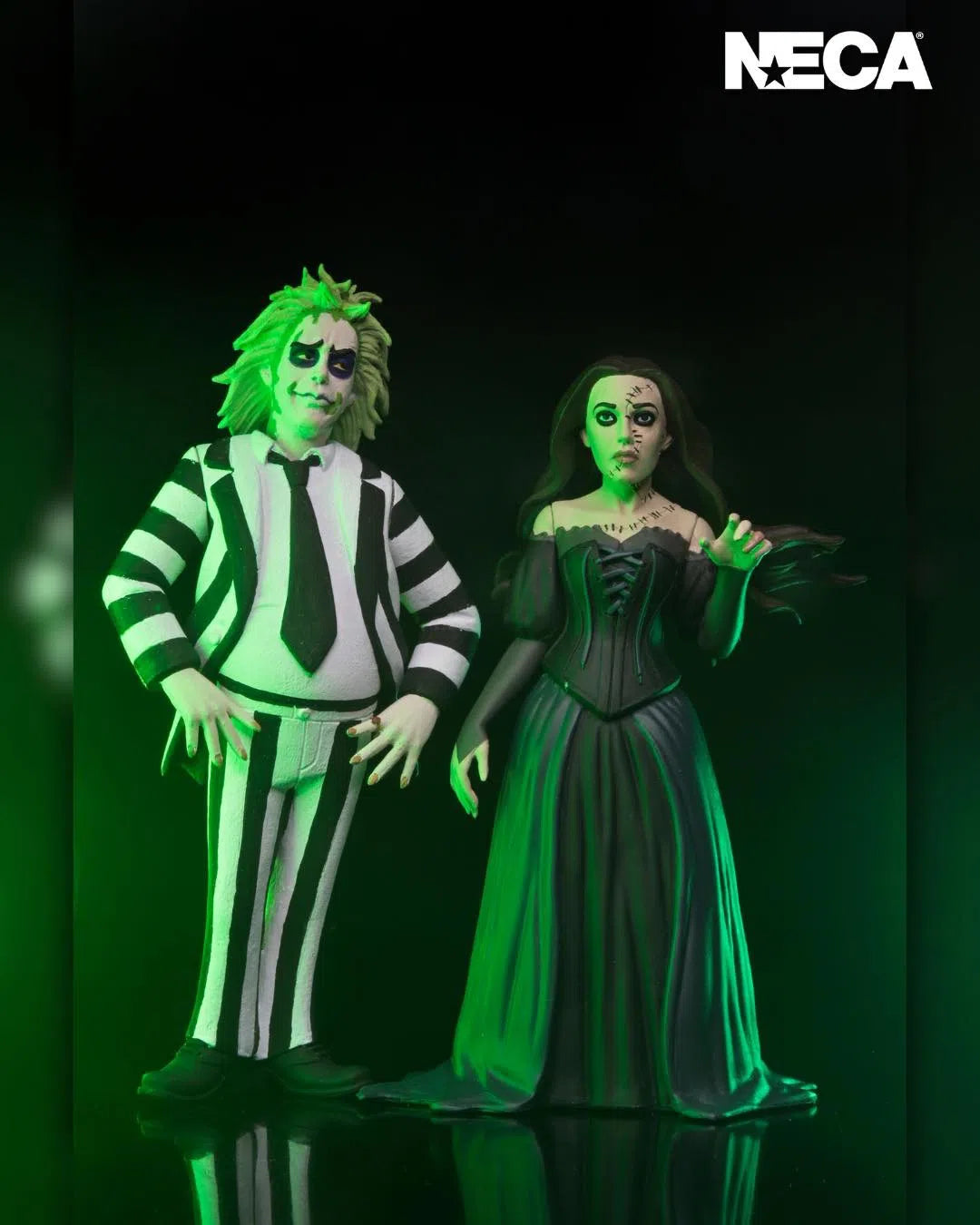 Bettlejuice Beetlejuice: Toony Terrors: Beetlejuice & Delores: Two Pack: Neca Neca