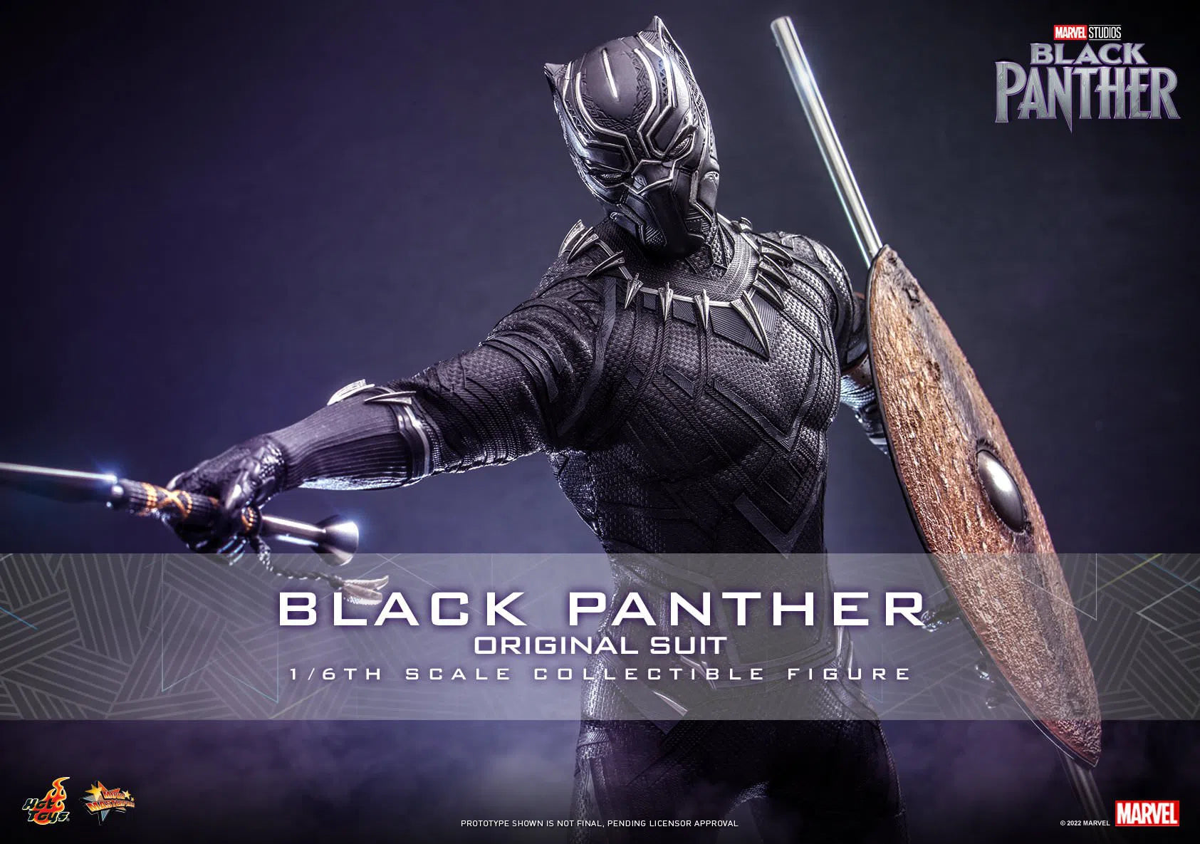 Black Panther: Original Suit: Black Panther: MMS671 Hot Toys