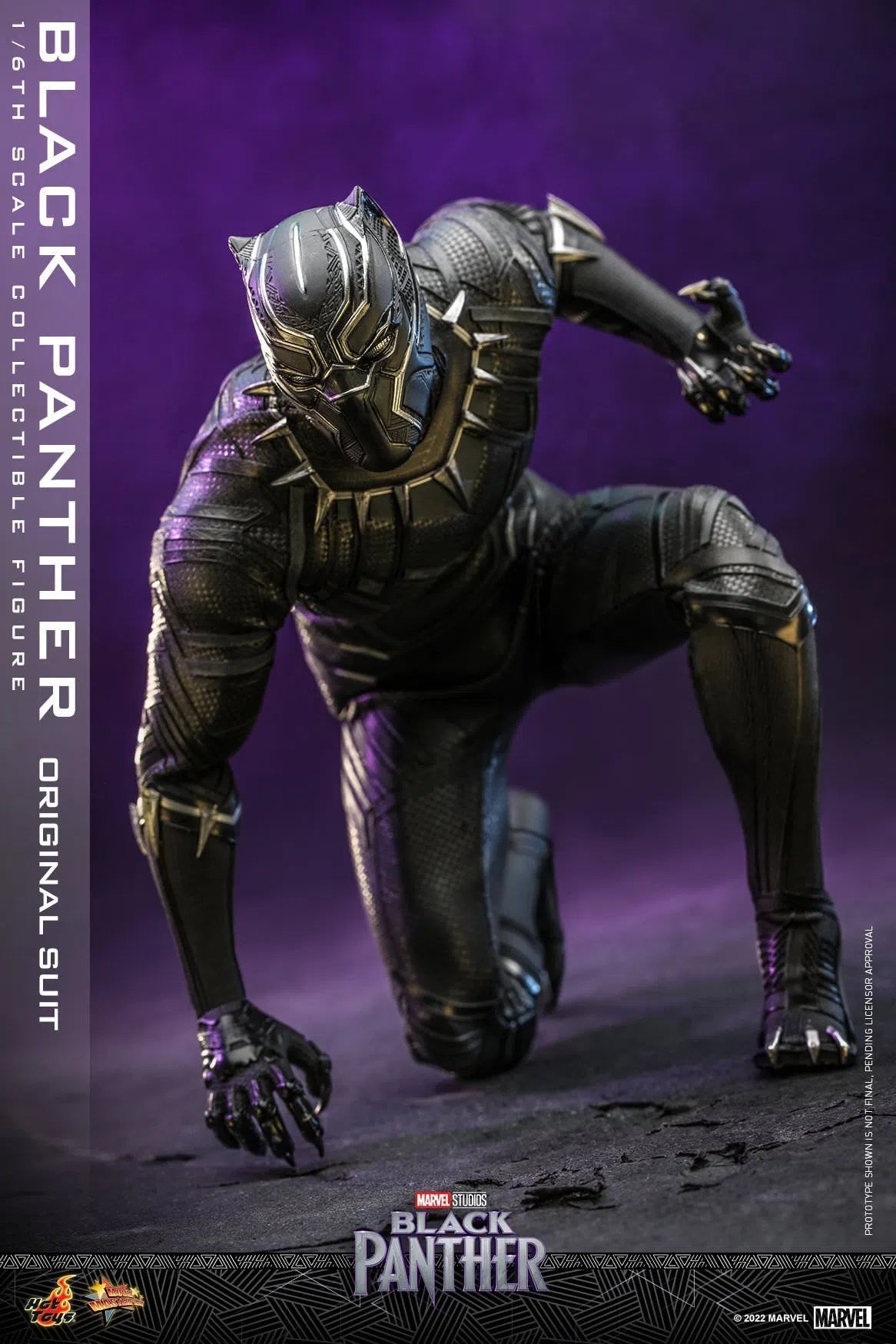 Black Panther: Original Suit: Black Panther: MMS671 Hot Toys