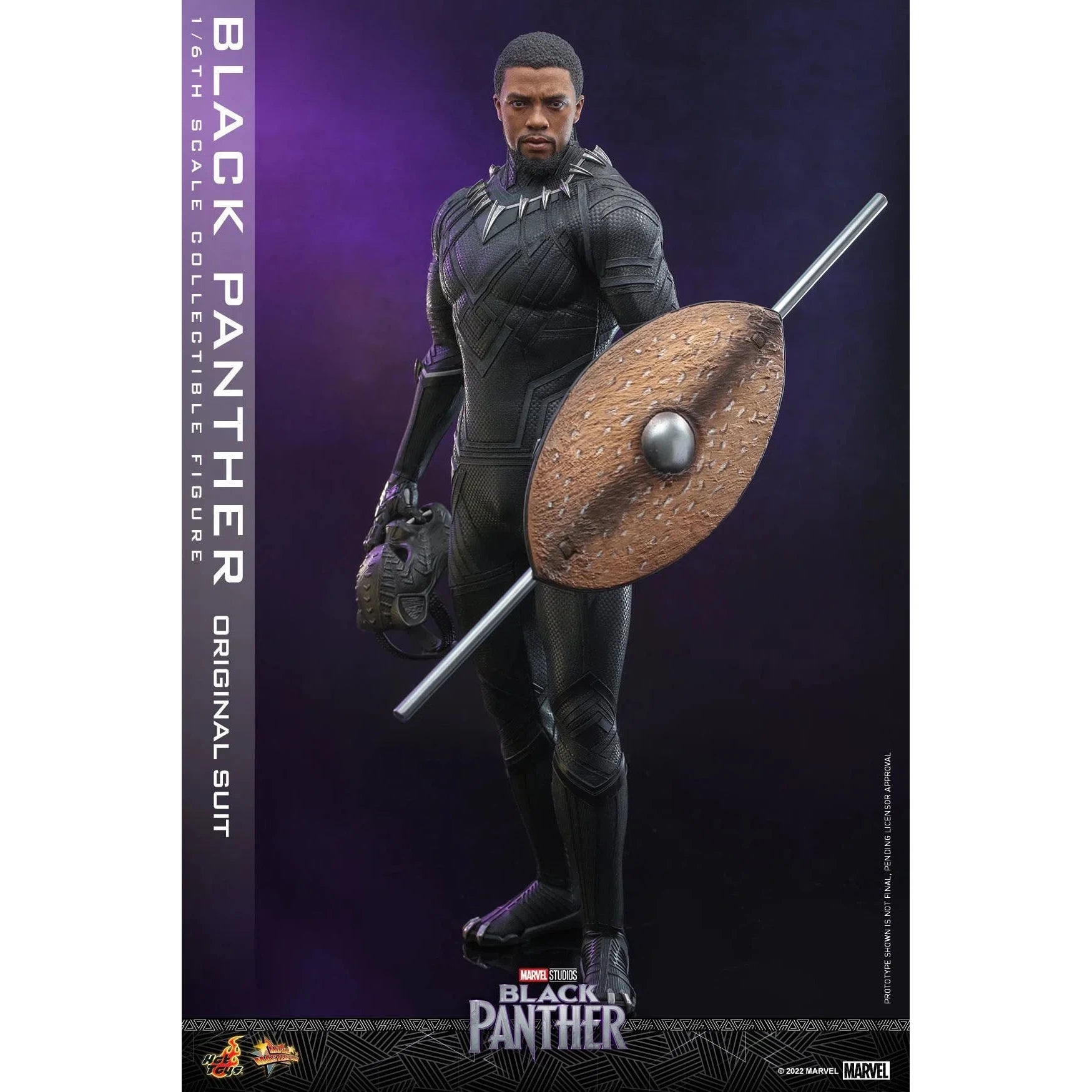 Black Panther: Original Suit: Black Panther: MMS671 Hot Toys