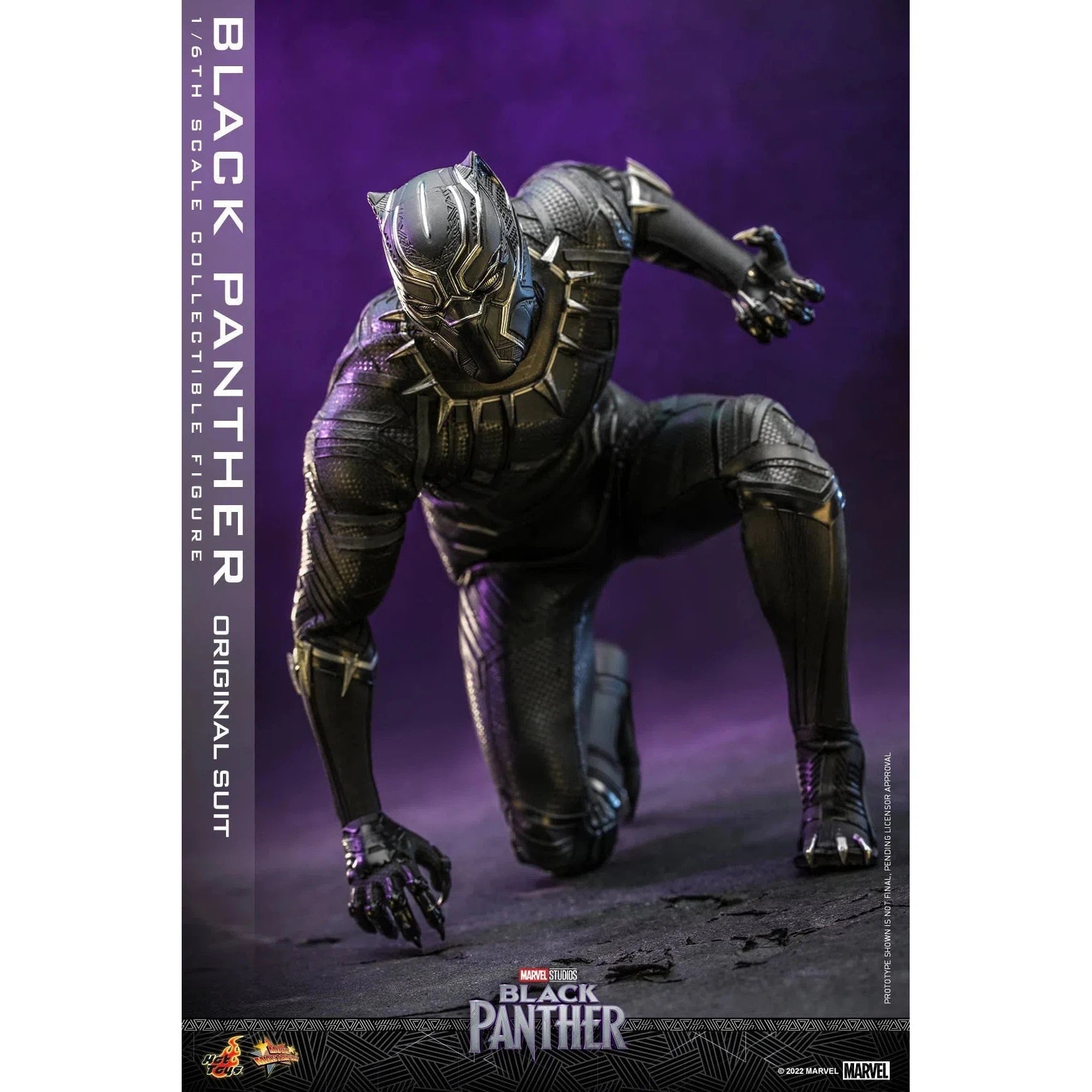 Black Panther: Original Suit: Black Panther: MMS671 Hot Toys