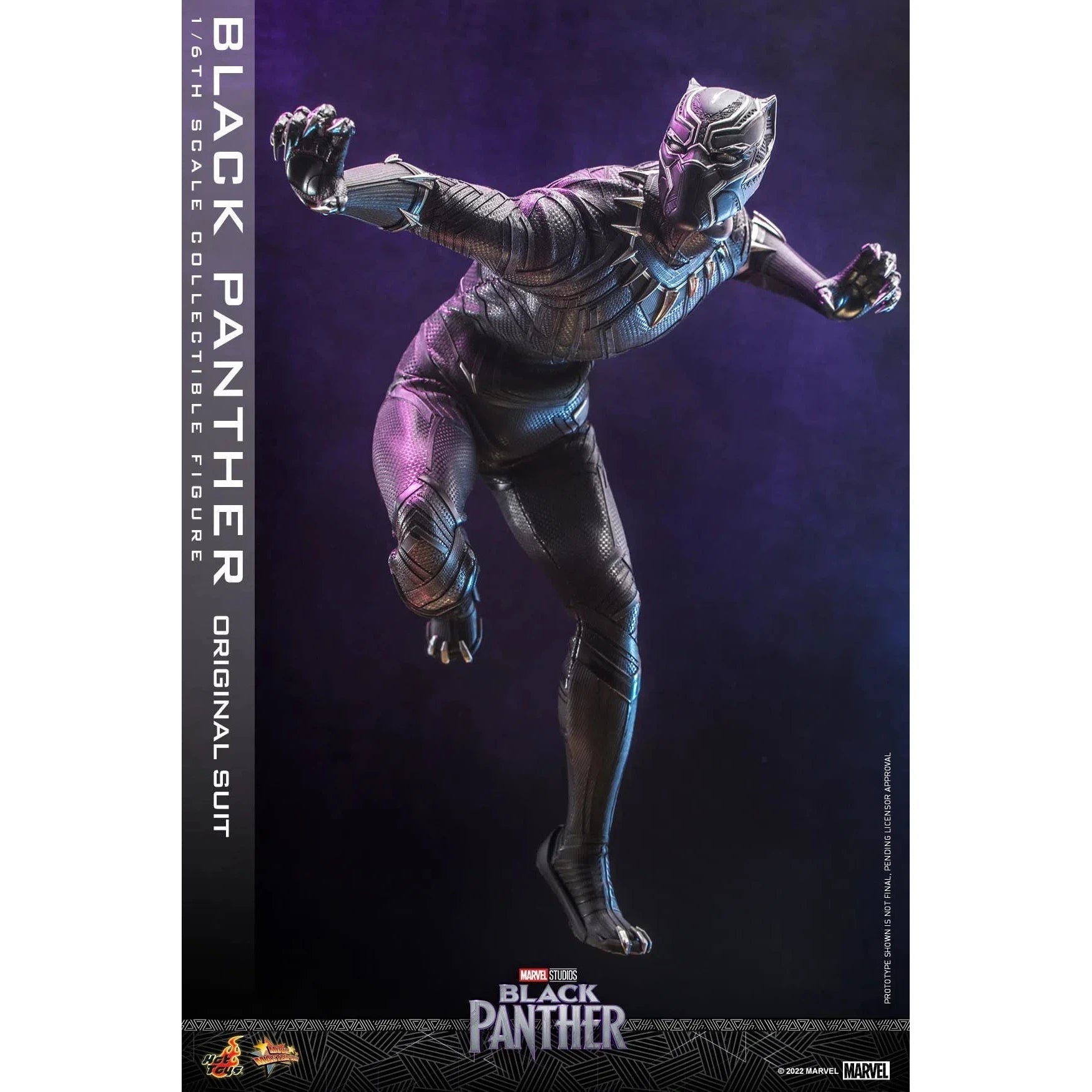 Black Panther: Original Suit: Black Panther: MMS671 Hot Toys