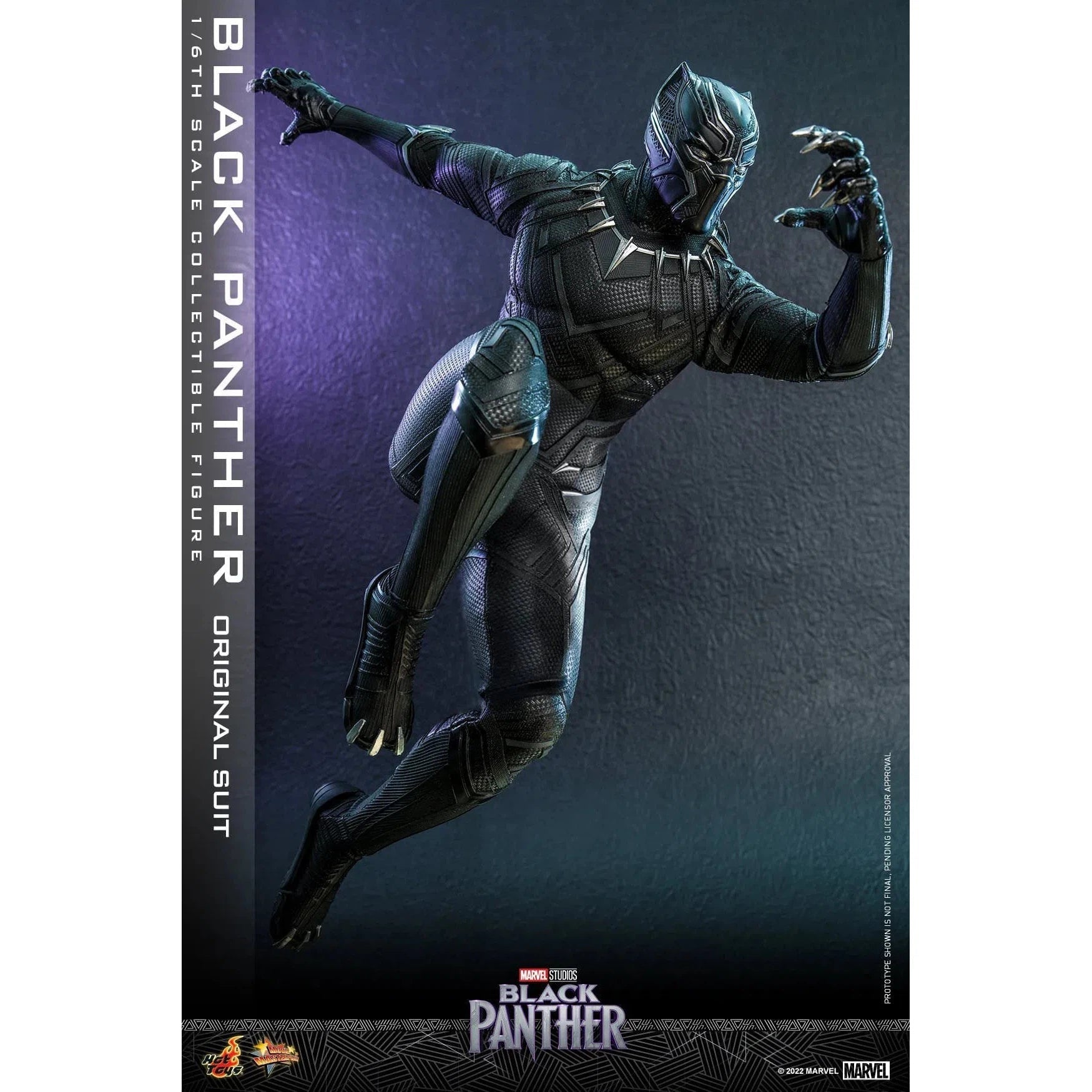 Black Panther: Original Suit: Black Panther: MMS671 Hot Toys