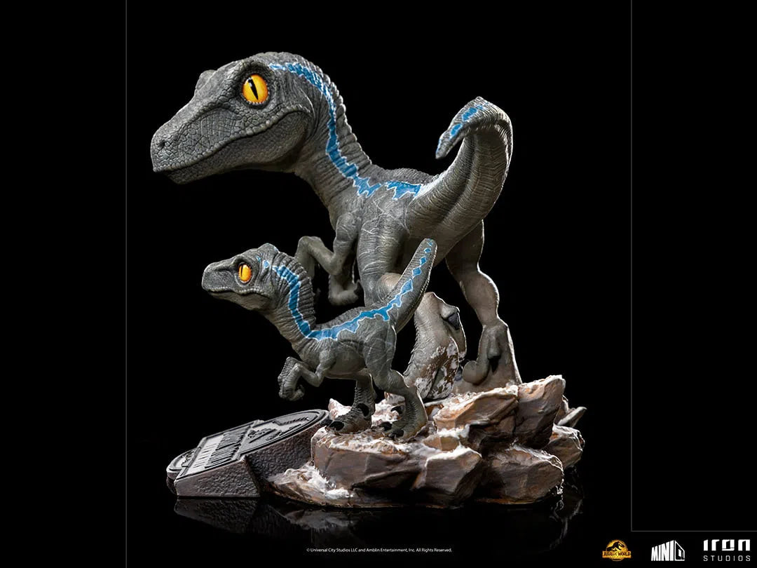 Blue & Beta: Jurassic World: Dominion:: MiniCo Statue Iron Studios