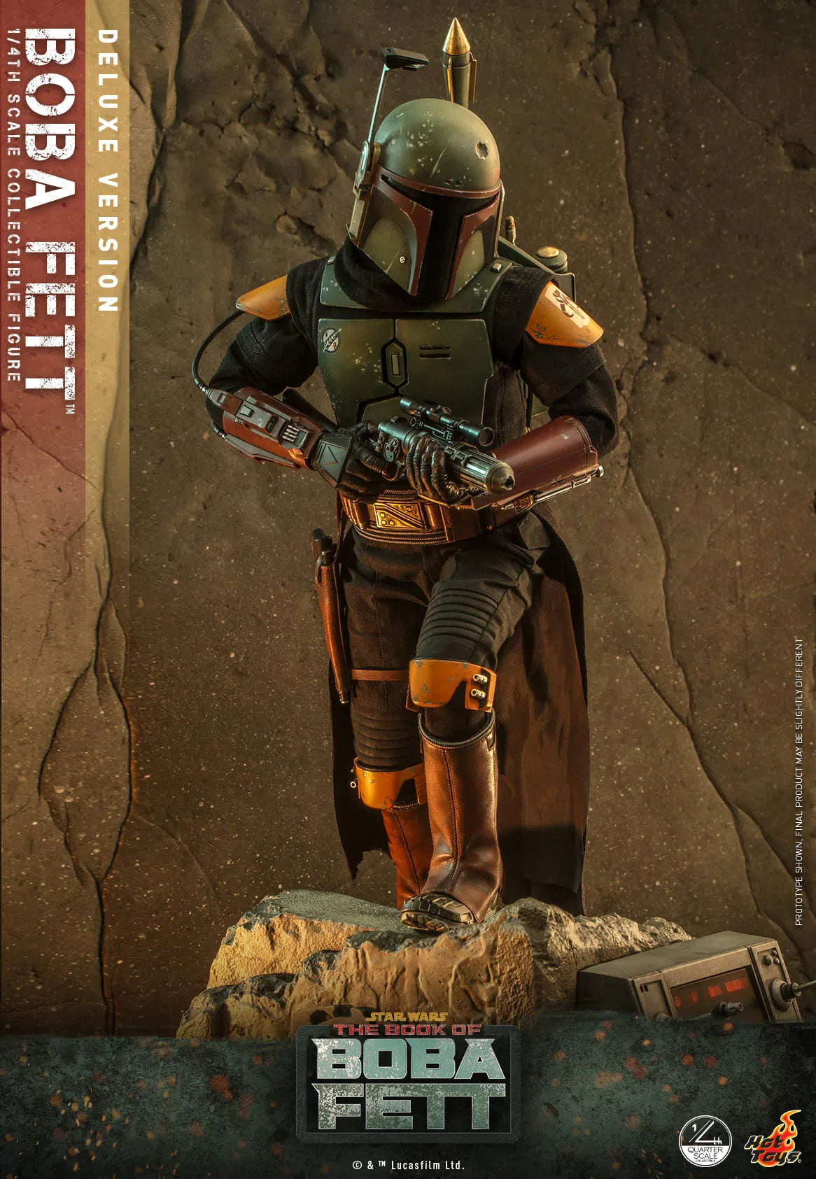 Boba Fett: Deluxe: Star Wars: The Book Of Boba Fett: Quarter Scale: QS023 Hot Toys