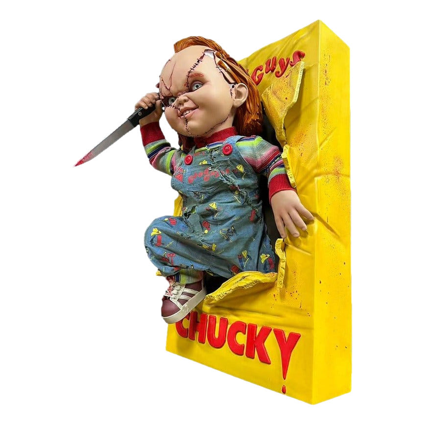 Chucky (Child´s Play) Wall Sculpture 1/1 Bride of Chucky 43 x 46 x 76 cm - Hollywood Collectibles Group Home & Decor