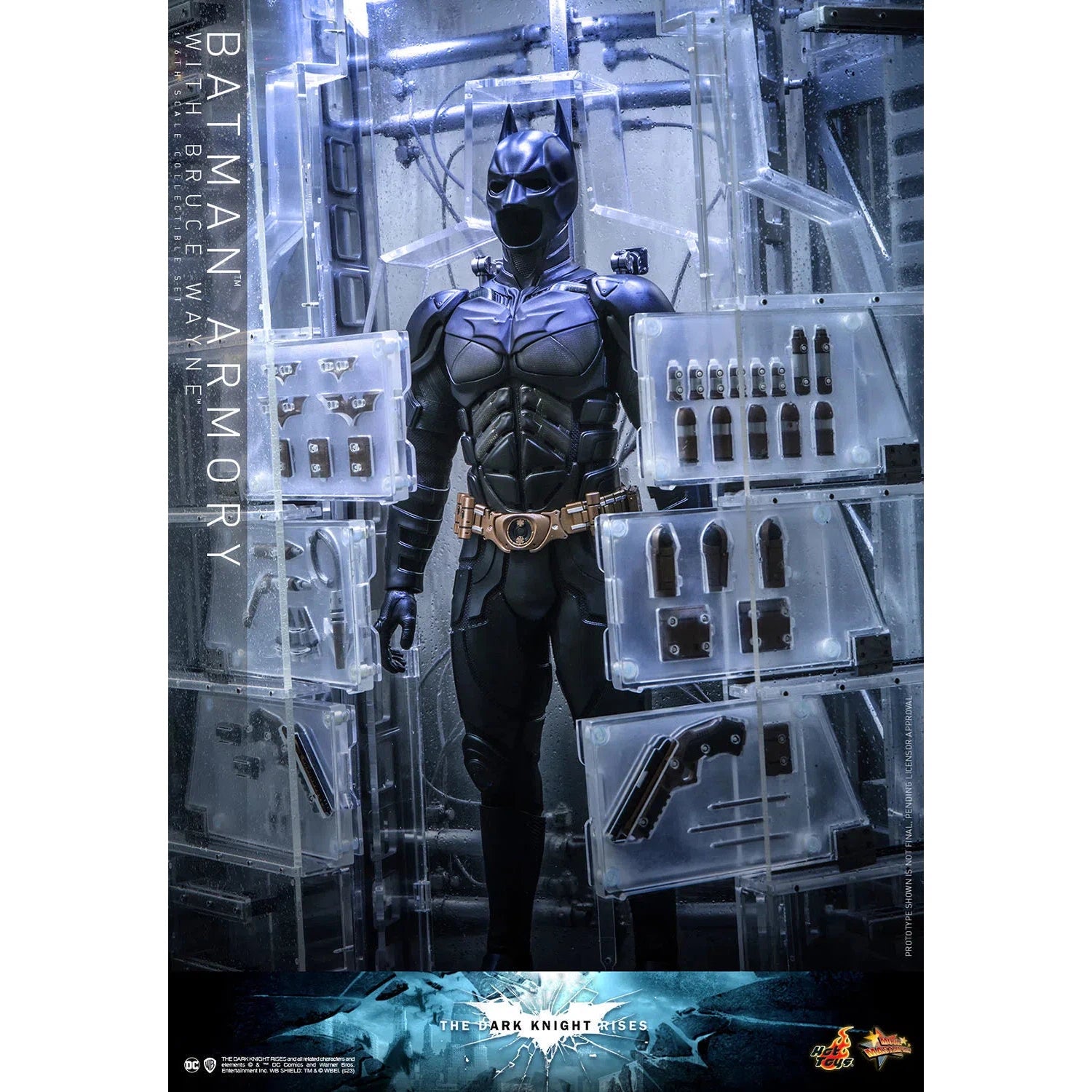 Bruce Wayne With Batman Armory: The Dark Knight Rises - Hot Toys Action Figure