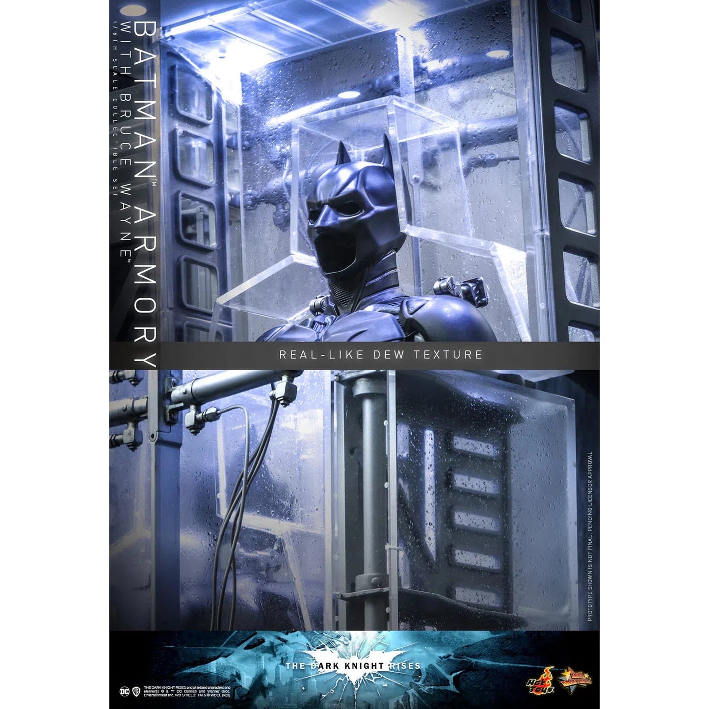Bruce Wayne With Batman Armory: The Dark Knight Rises - Hot Toys Action Figure