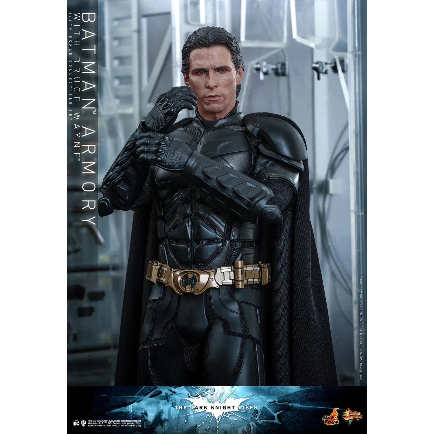 Bruce Wayne With Batman Armory: The Dark Knight Rises Hot Toys