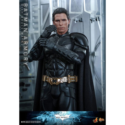 Bruce Wayne With Batman Armory: The Dark Knight Rises - Hot Toys Action Figure