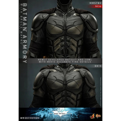 Bruce Wayne With Batman Armory: The Dark Knight Rises - Hot Toys Action Figure