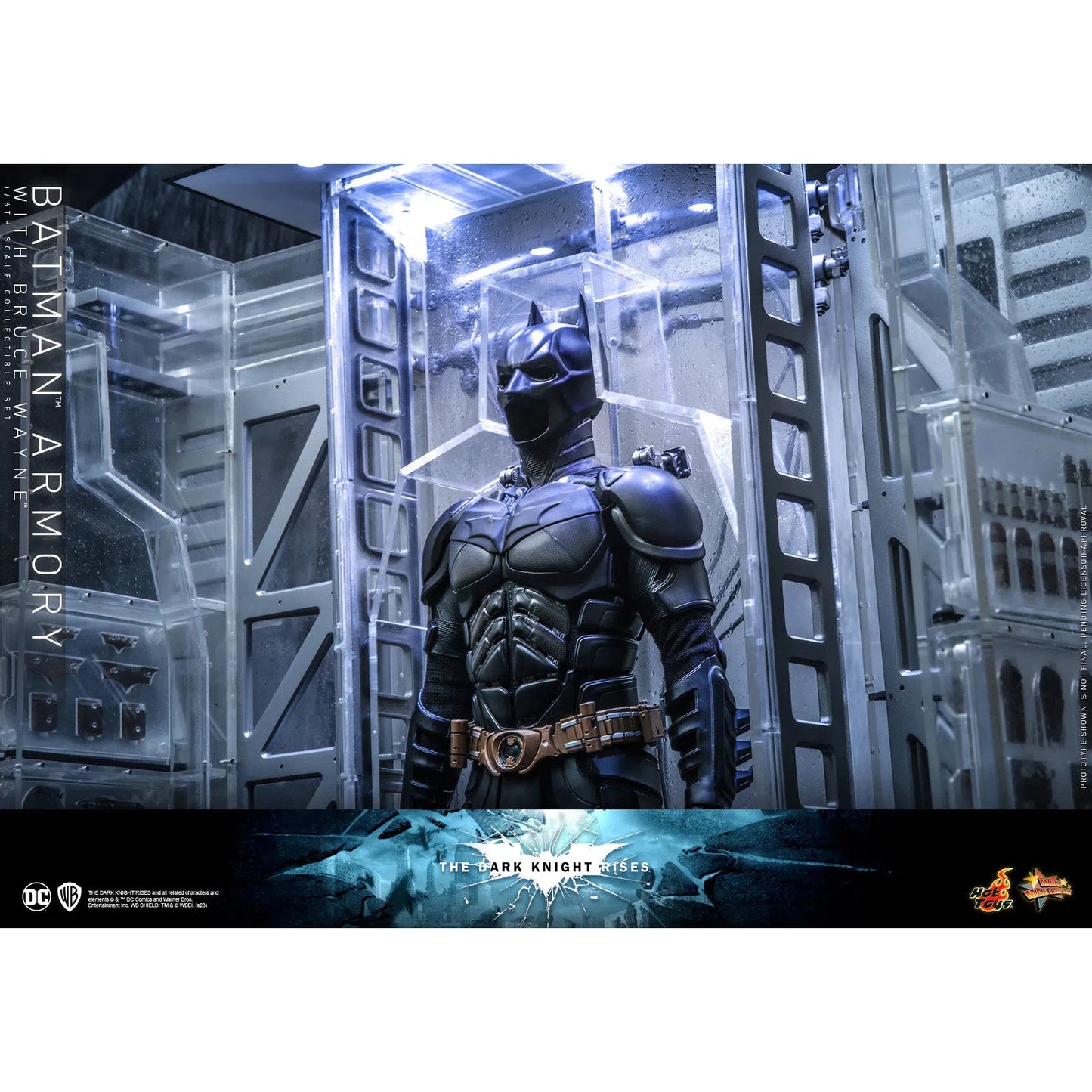 Bruce Wayne With Batman Armory: The Dark Knight Rises - Hot Toys Action Figure