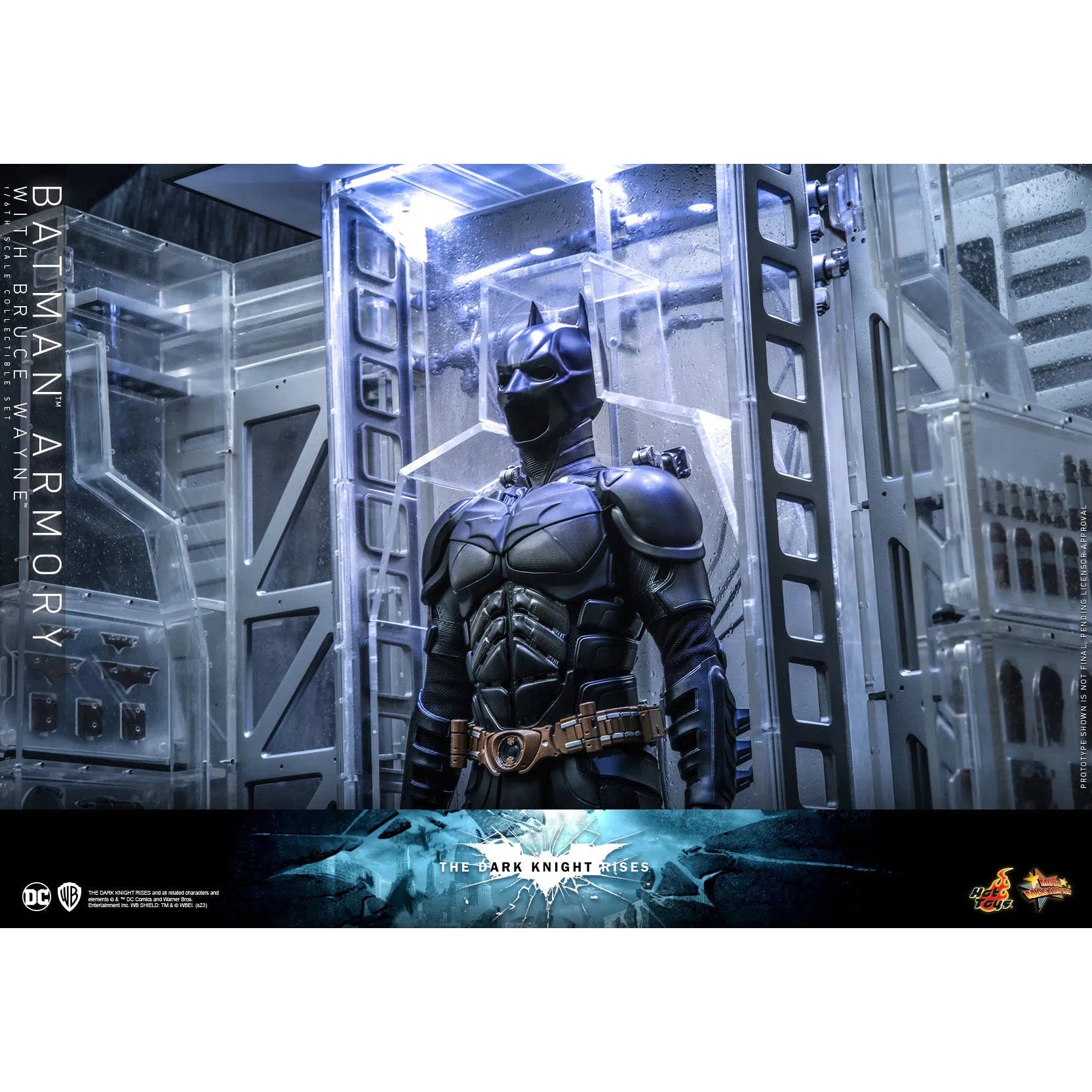 Bruce Wayne With Batman Armory: The Dark Knight Rises - Hot Toys Action Figure