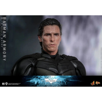 Bruce Wayne With Batman Armory: The Dark Knight Rises - Hot Toys Action Figure