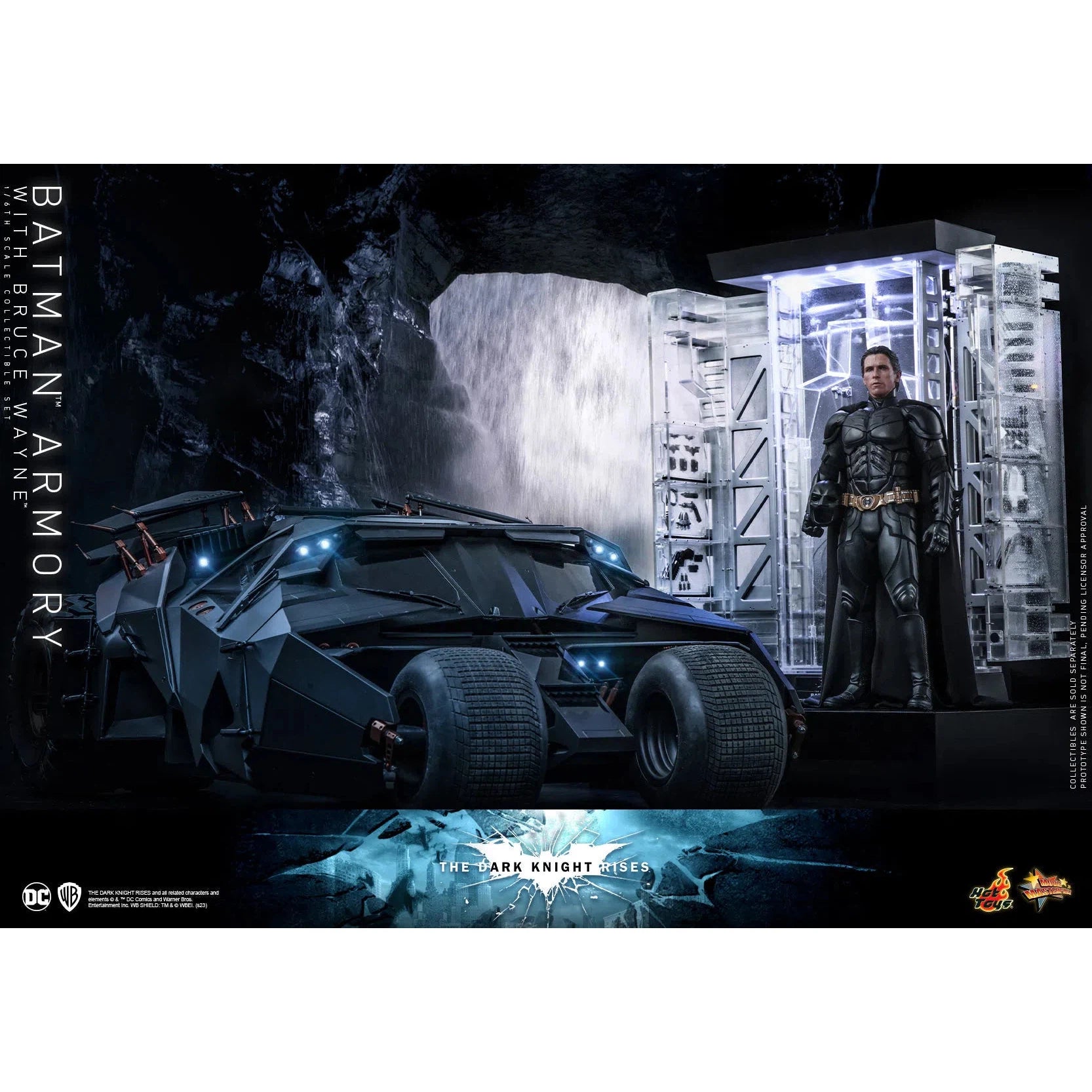 Bruce Wayne With Batman Armory: The Dark Knight Rises - Hot Toys Action Figure
