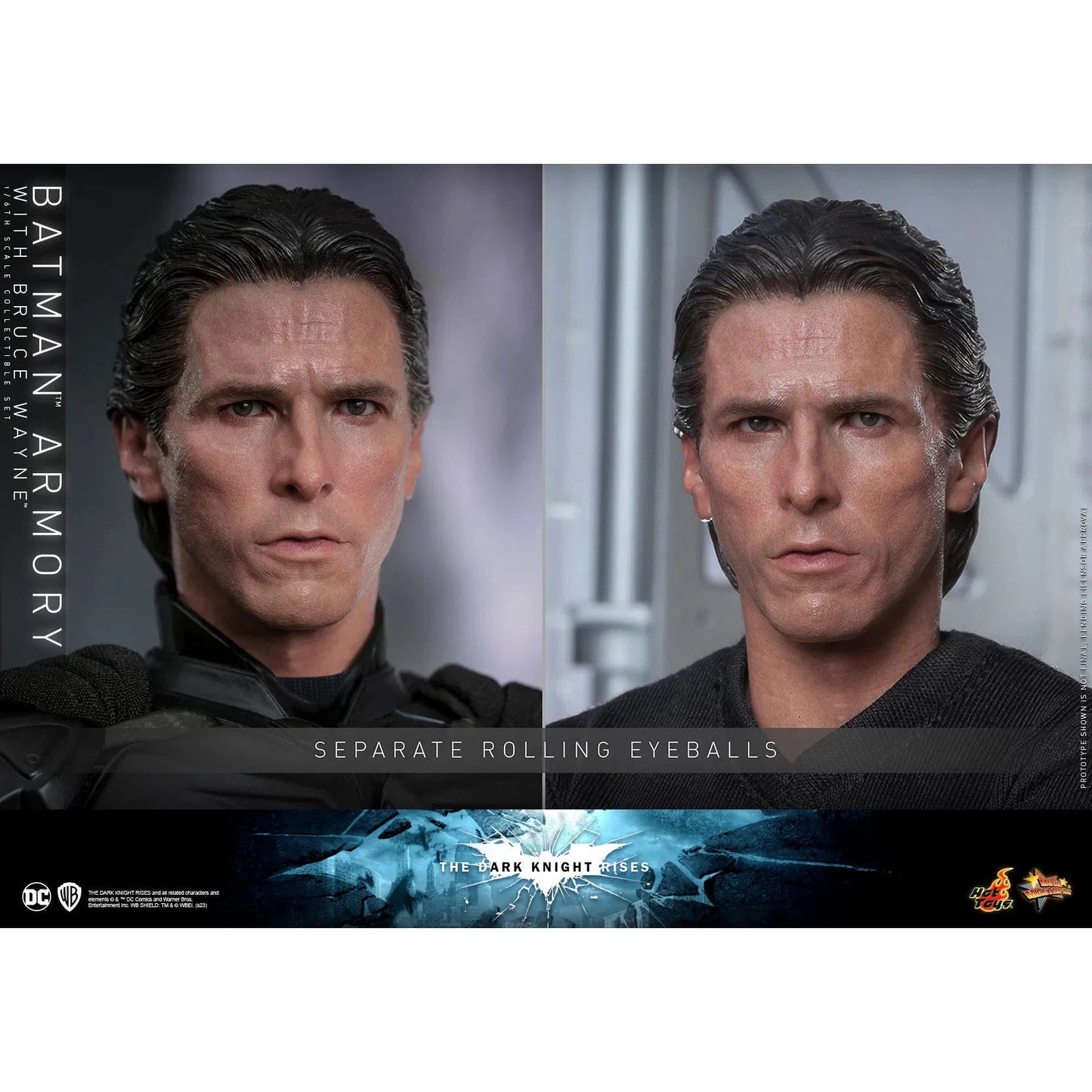 Bruce Wayne With Batman Armory: The Dark Knight Rises - Hot Toys Action Figure