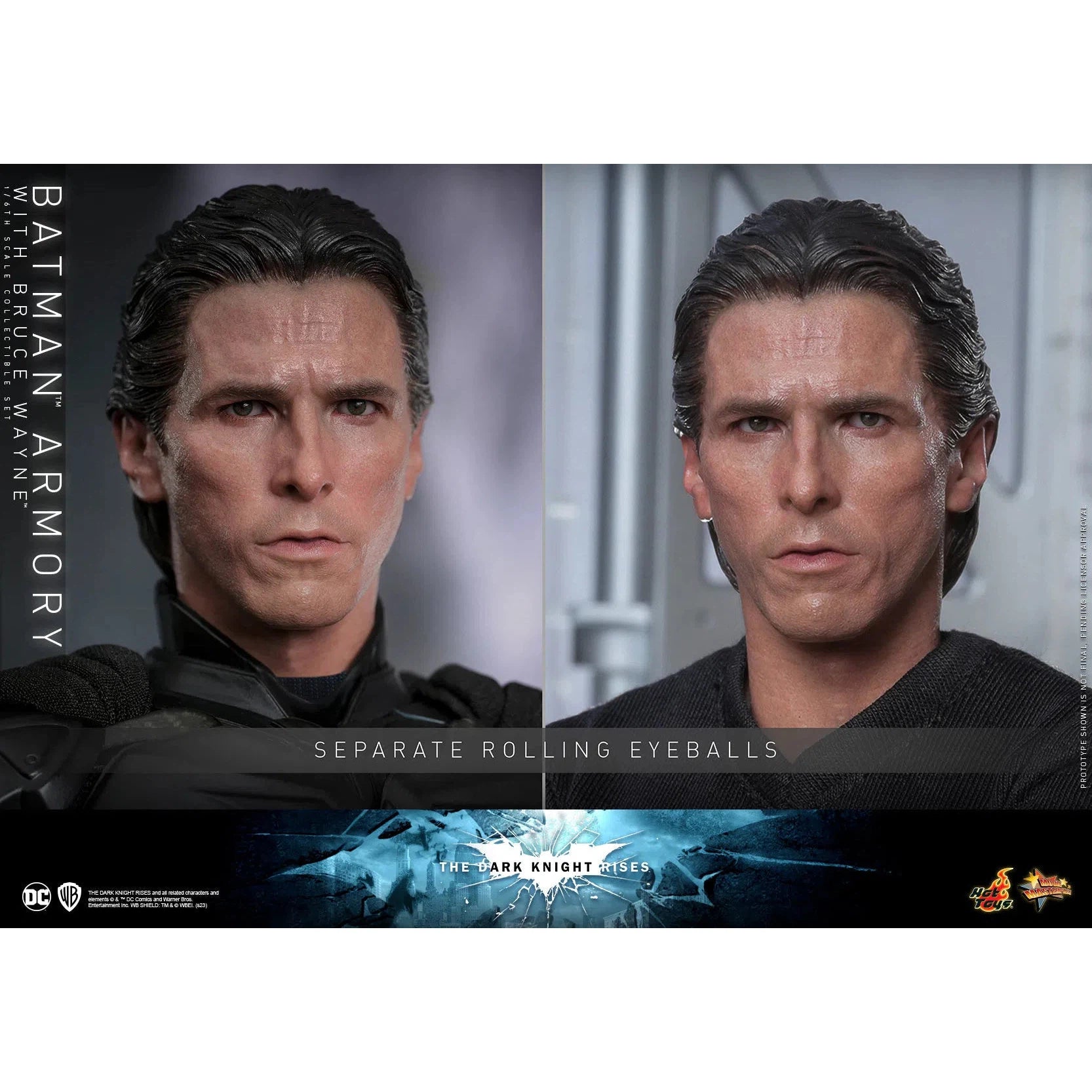 Bruce Wayne With Batman Armory: The Dark Knight Rises - Hot Toys Action Figure
