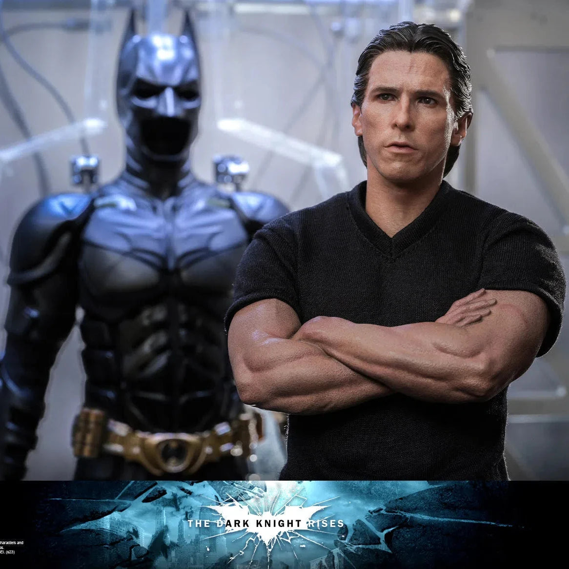 Bruce Wayne With Batman Armory: The Dark Knight Rises - Hot Toys Action Figure