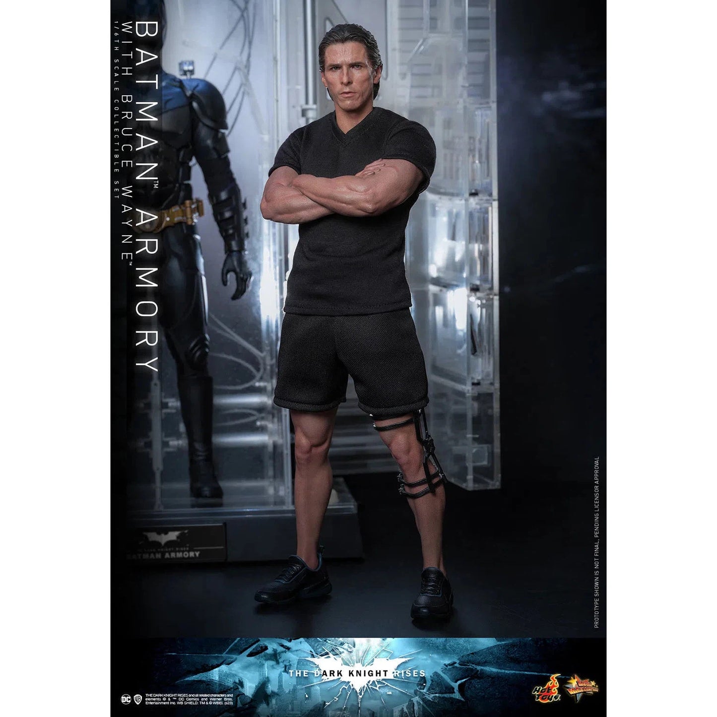 Bruce Wayne With Batman Armory: The Dark Knight Rises - Hot Toys Action Figure