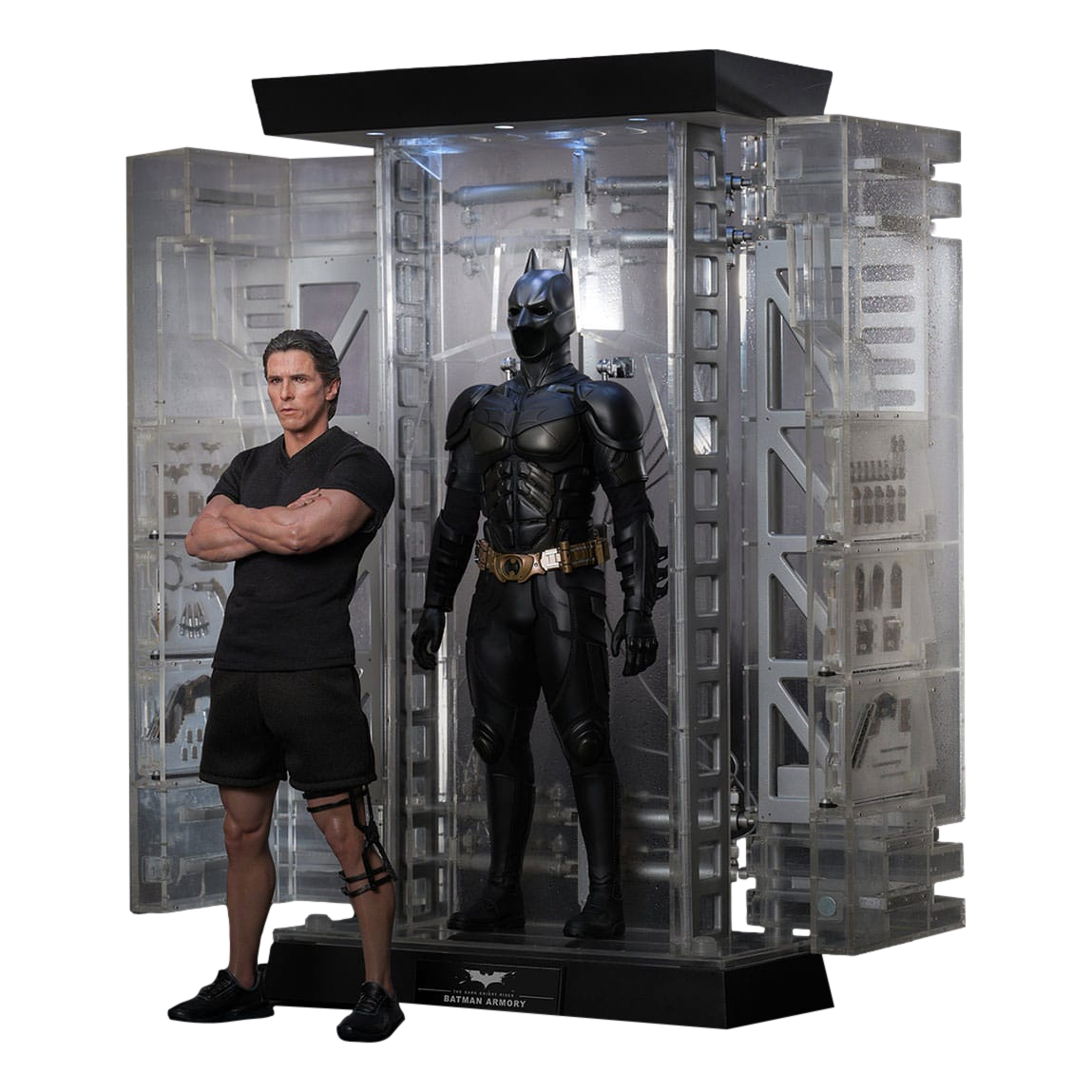 Bruce Wayne With Batman Armory: The Dark Knight Rises - Hot Toys Action Figure