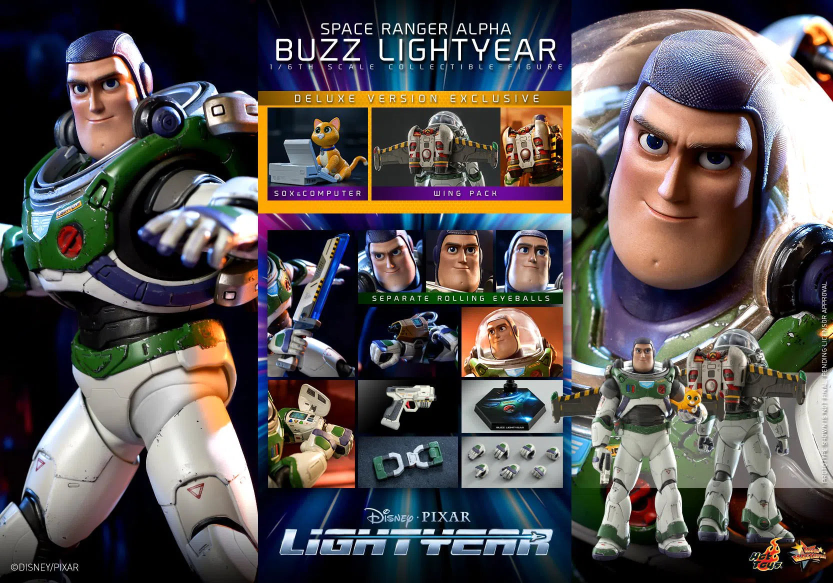 Buzz Lightyear: Space Ranger Alpha: Deluxe: Disney: MMS635 Hot Toys