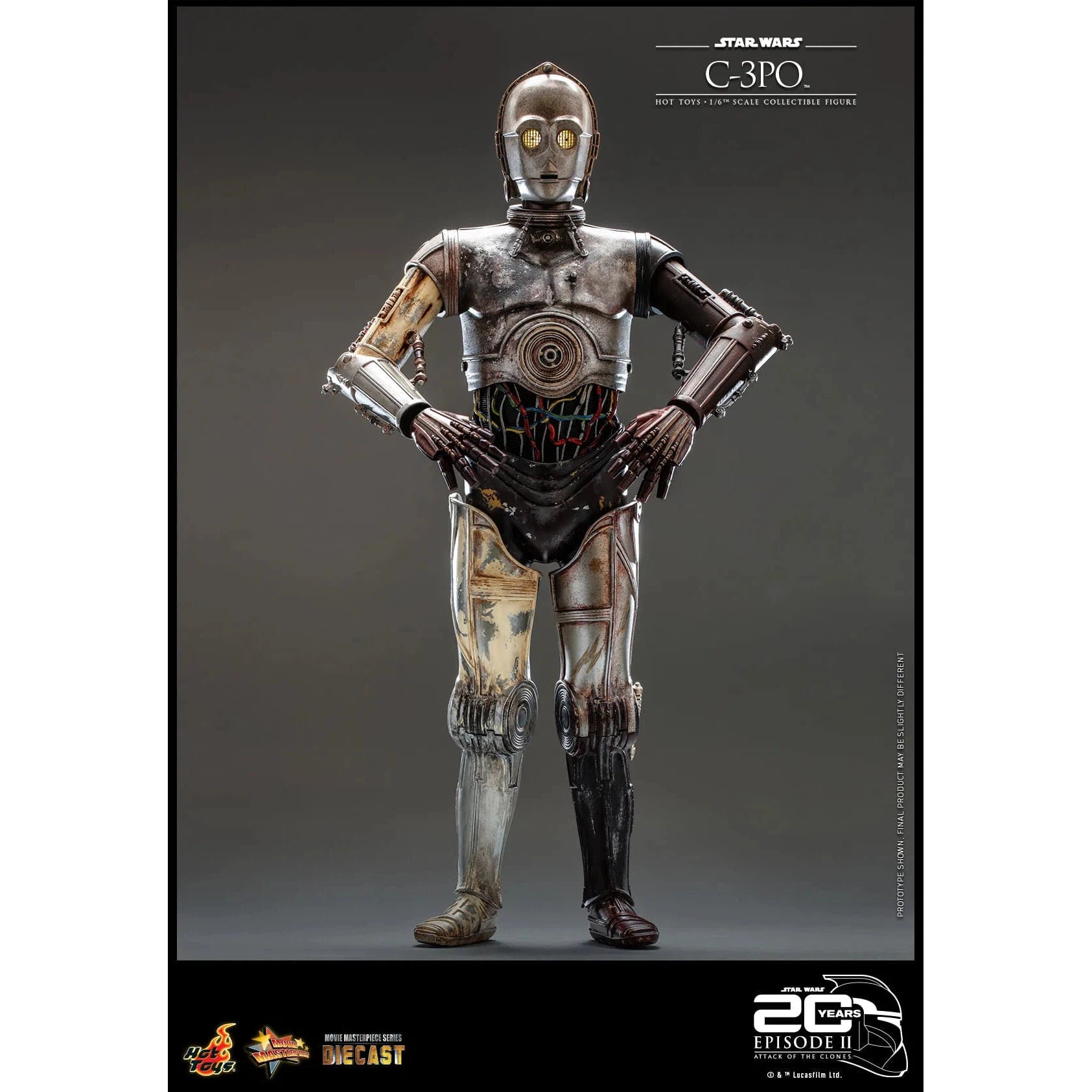 C-3PO: Star Wars: Attack Of The Clones: MMS650D46 Hot Toys