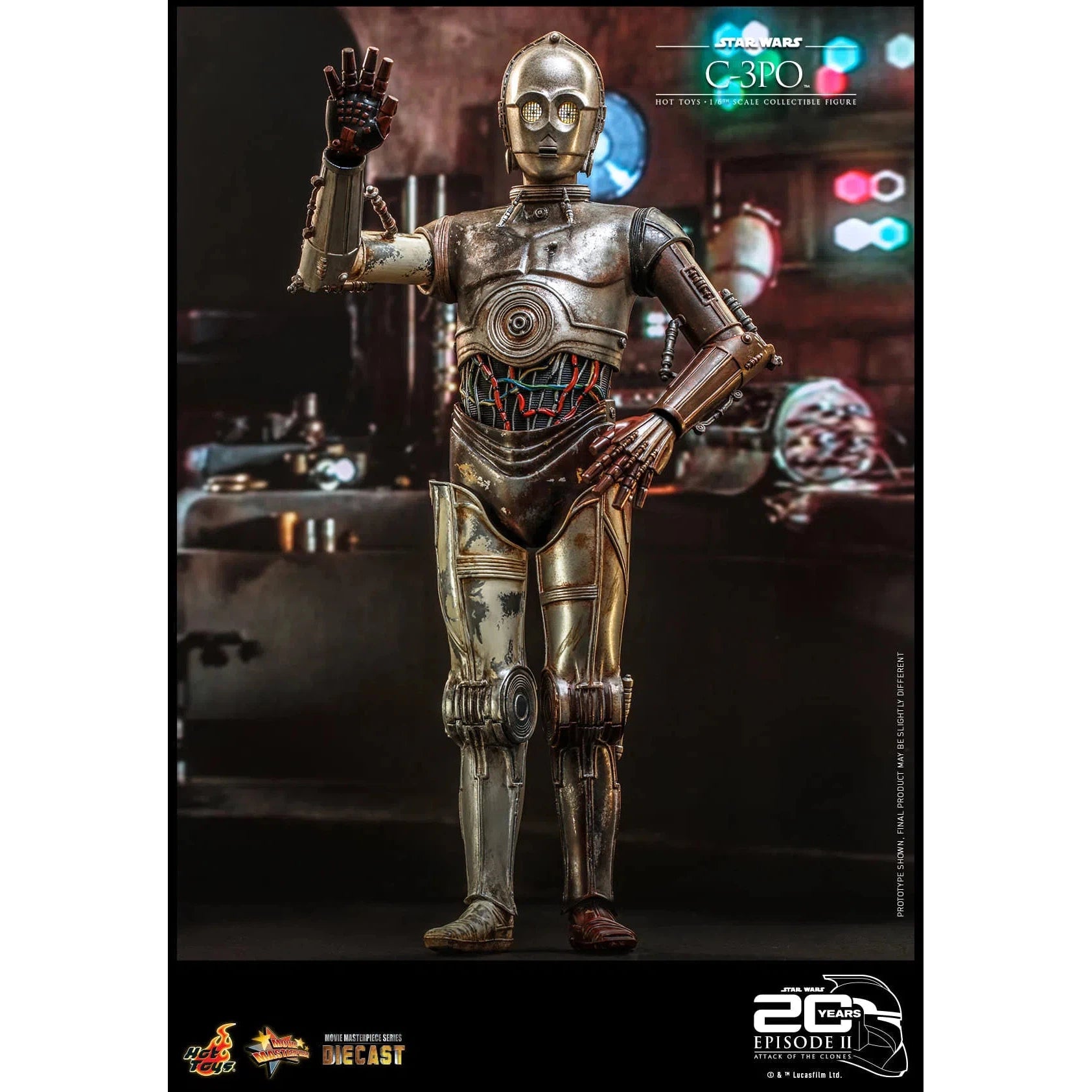 C-3PO: Star Wars: Attack Of The Clones: MMS650D46 Hot Toys