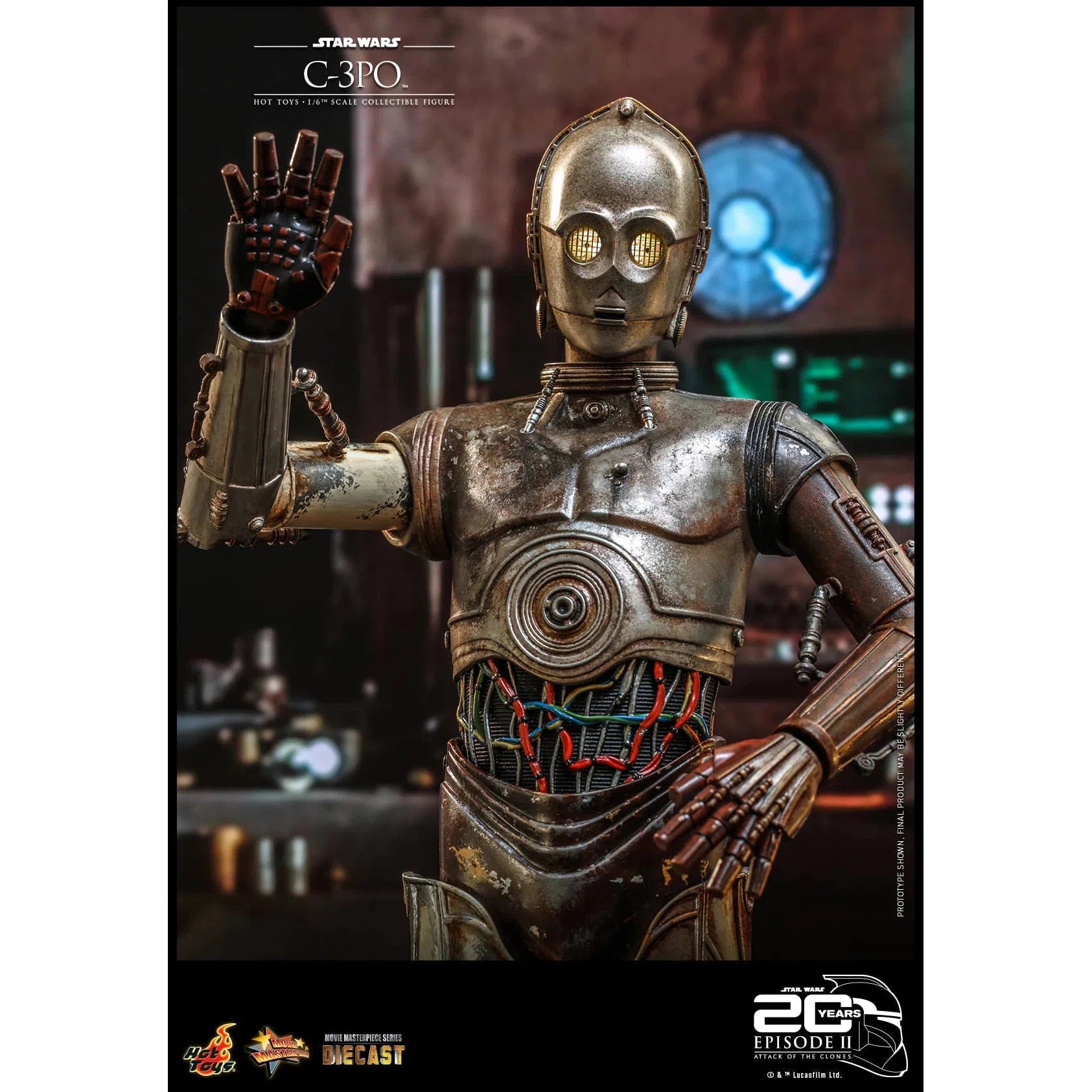 C-3PO: Star Wars: Attack Of The Clones: MMS650D46 Hot Toys