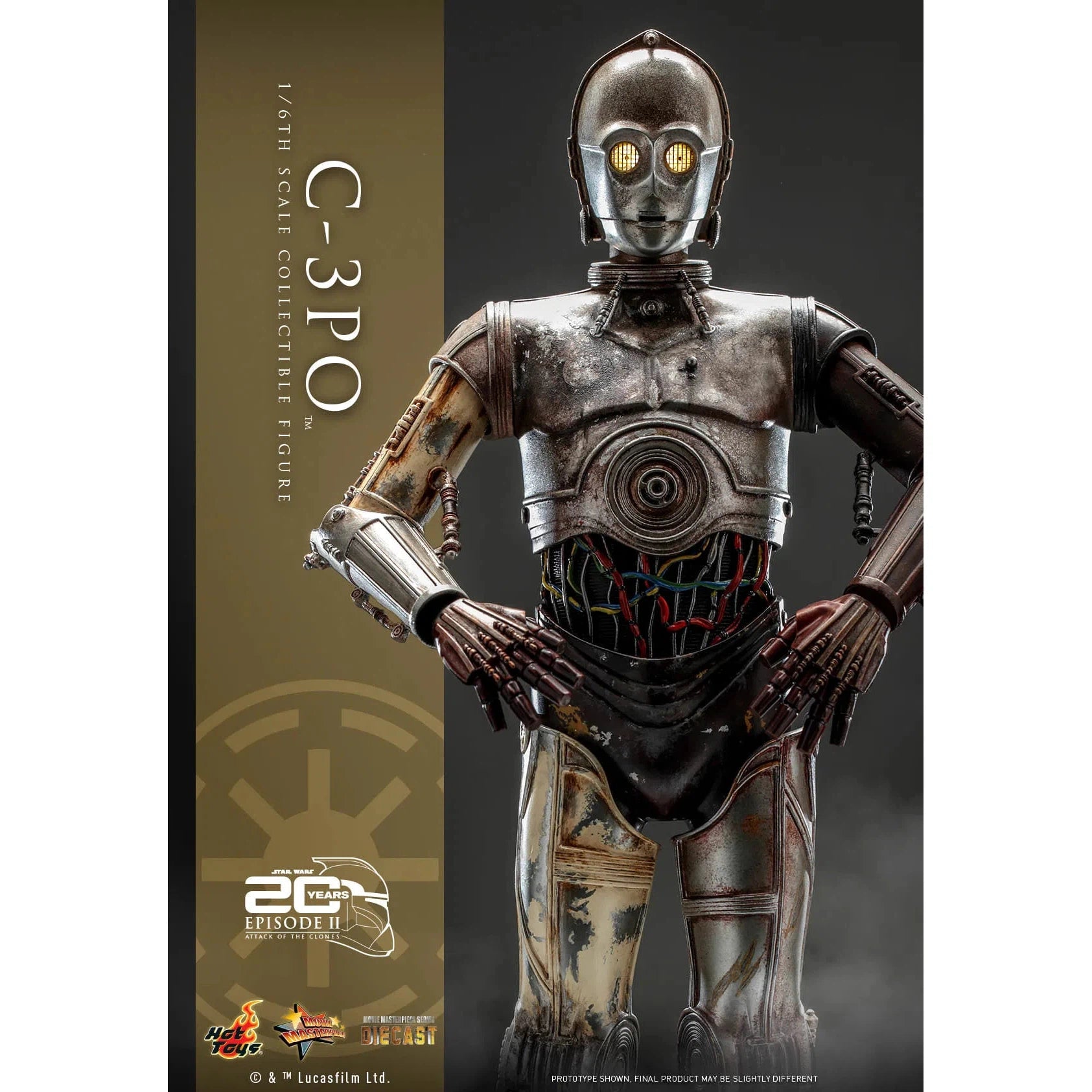 C-3PO: Star Wars: Attack Of The Clones: MMS650D46 Hot Toys