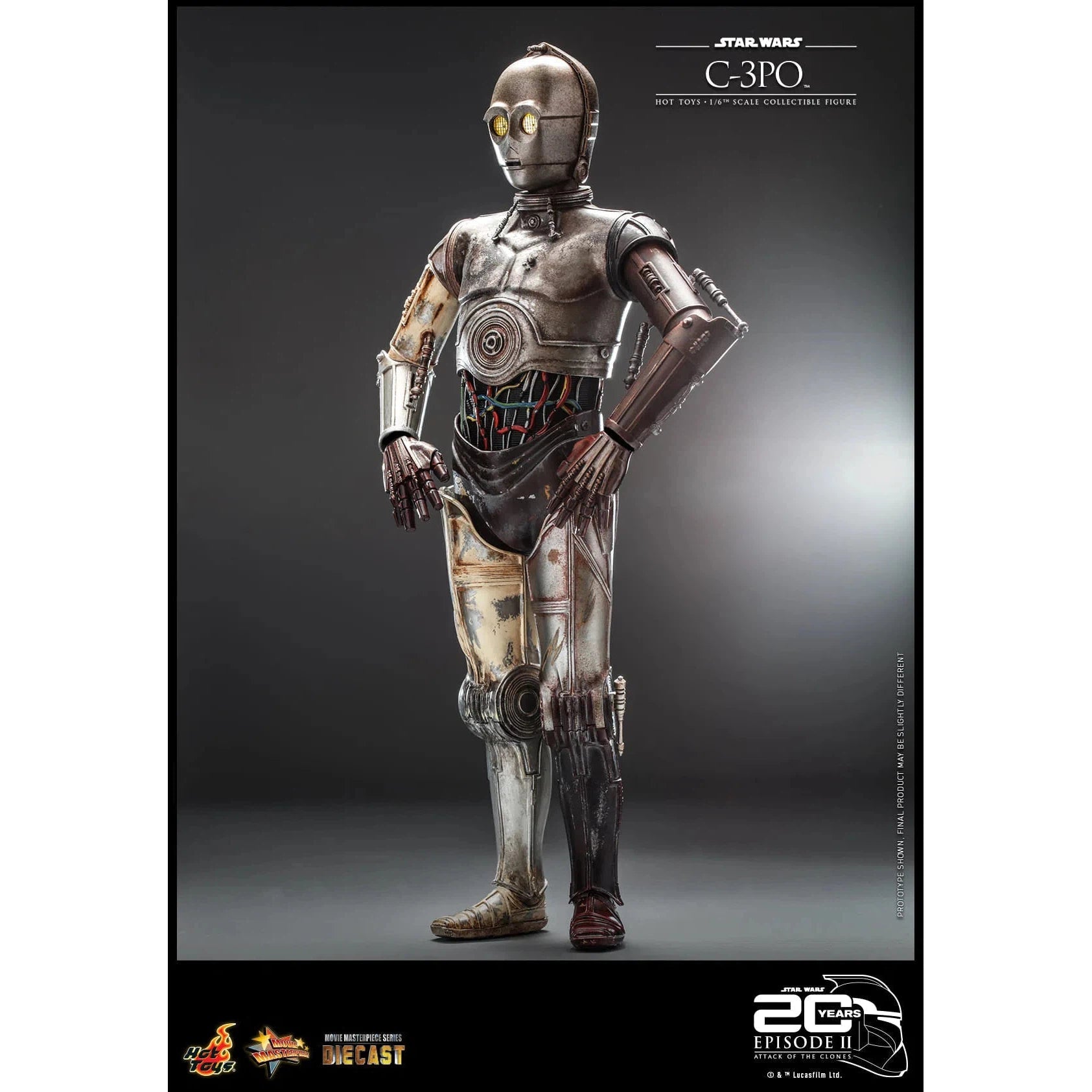 C-3PO: Star Wars: Attack Of The Clones: MMS650D46 Hot Toys